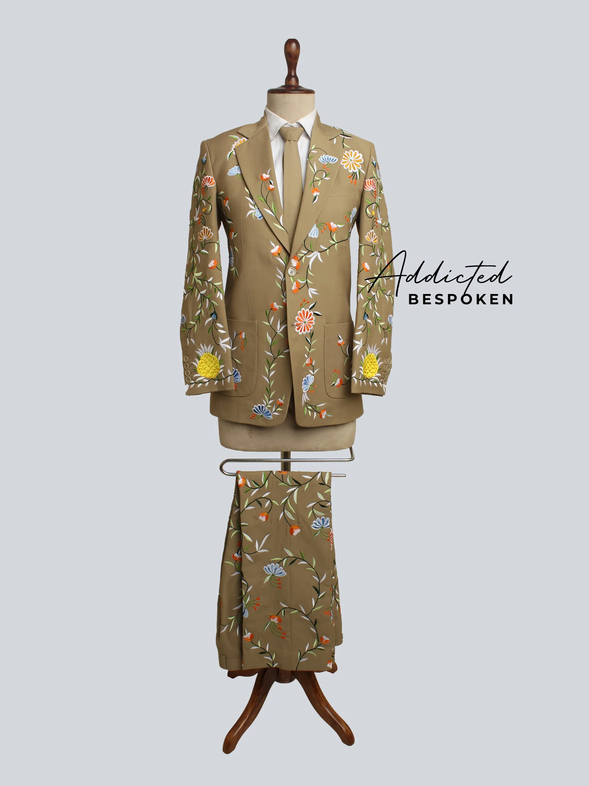 Floral Embellished Western Suit - Image 2