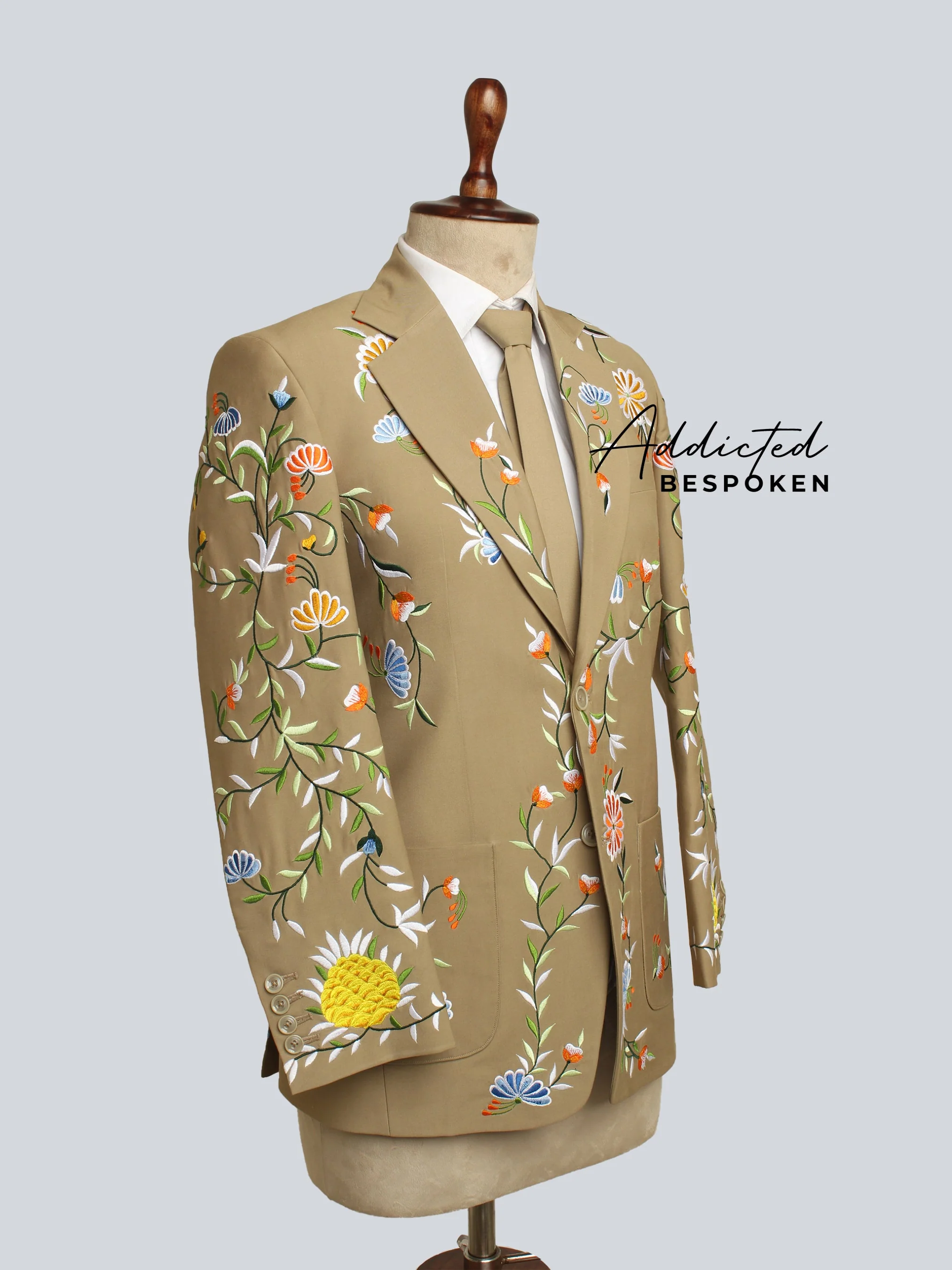 Floral Embellished Western Suit - Image 3