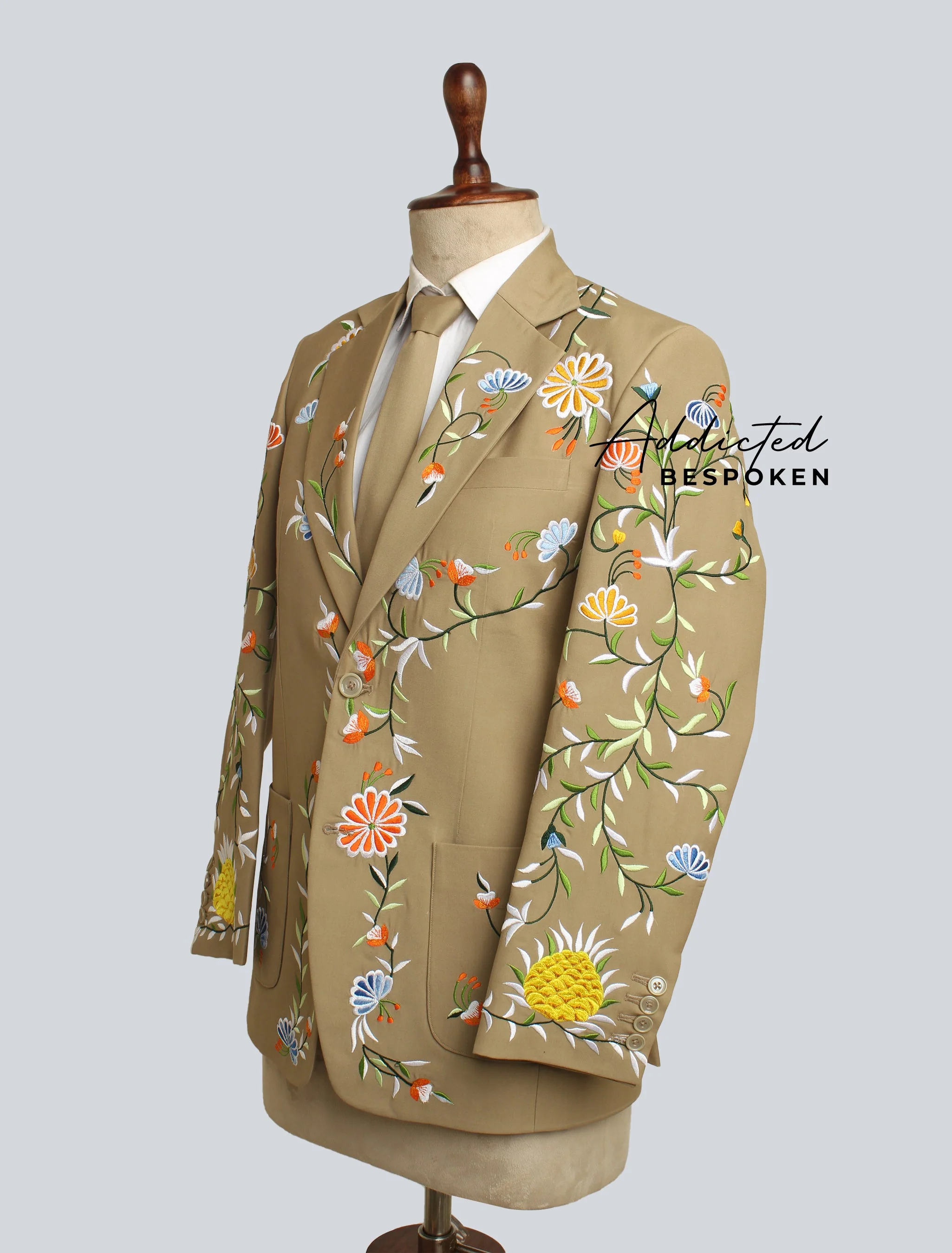 Floral Embellished Western Suit - Image 4