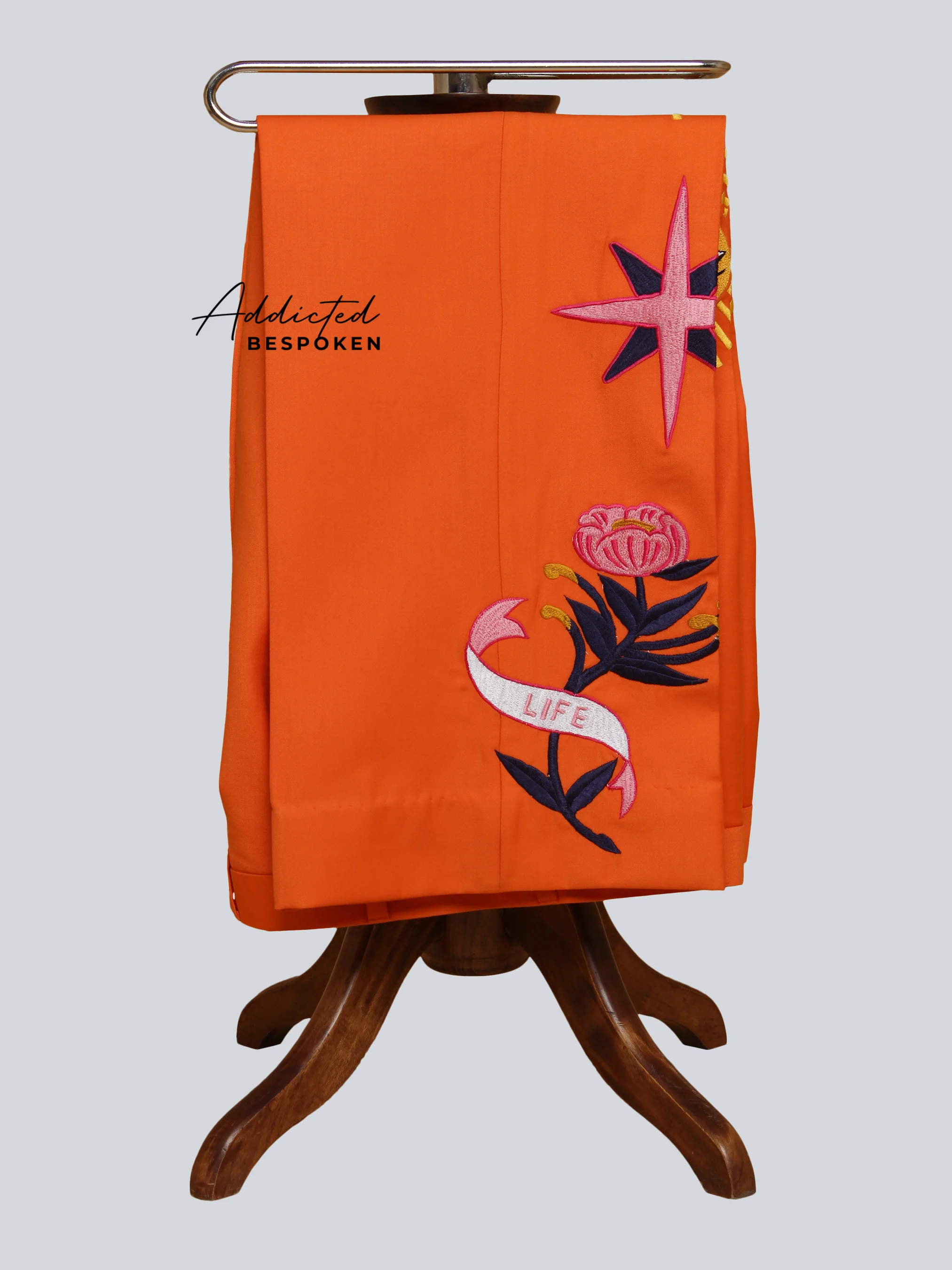 Floral Embroidered Bespoken Suit - Image 8