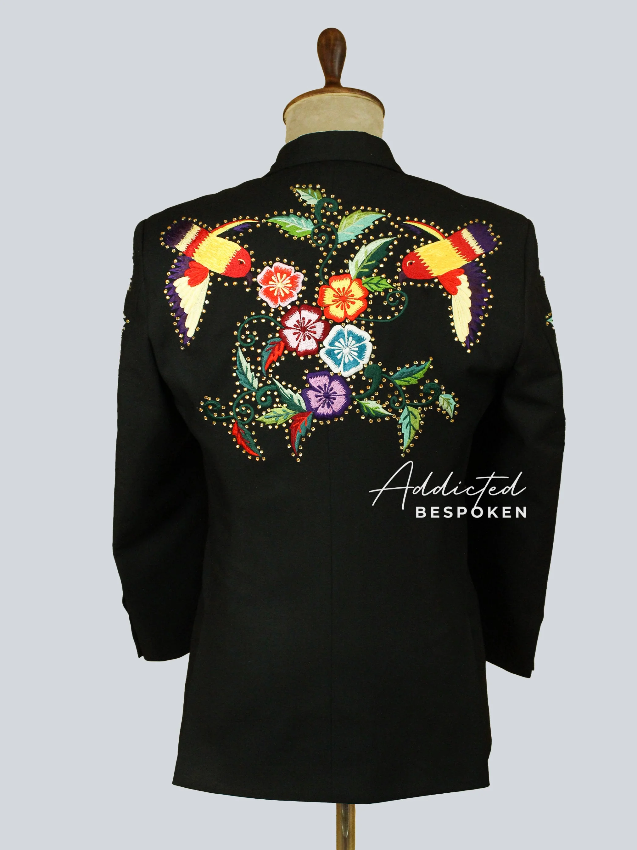 Floral Embroidered Blazer - Image 2