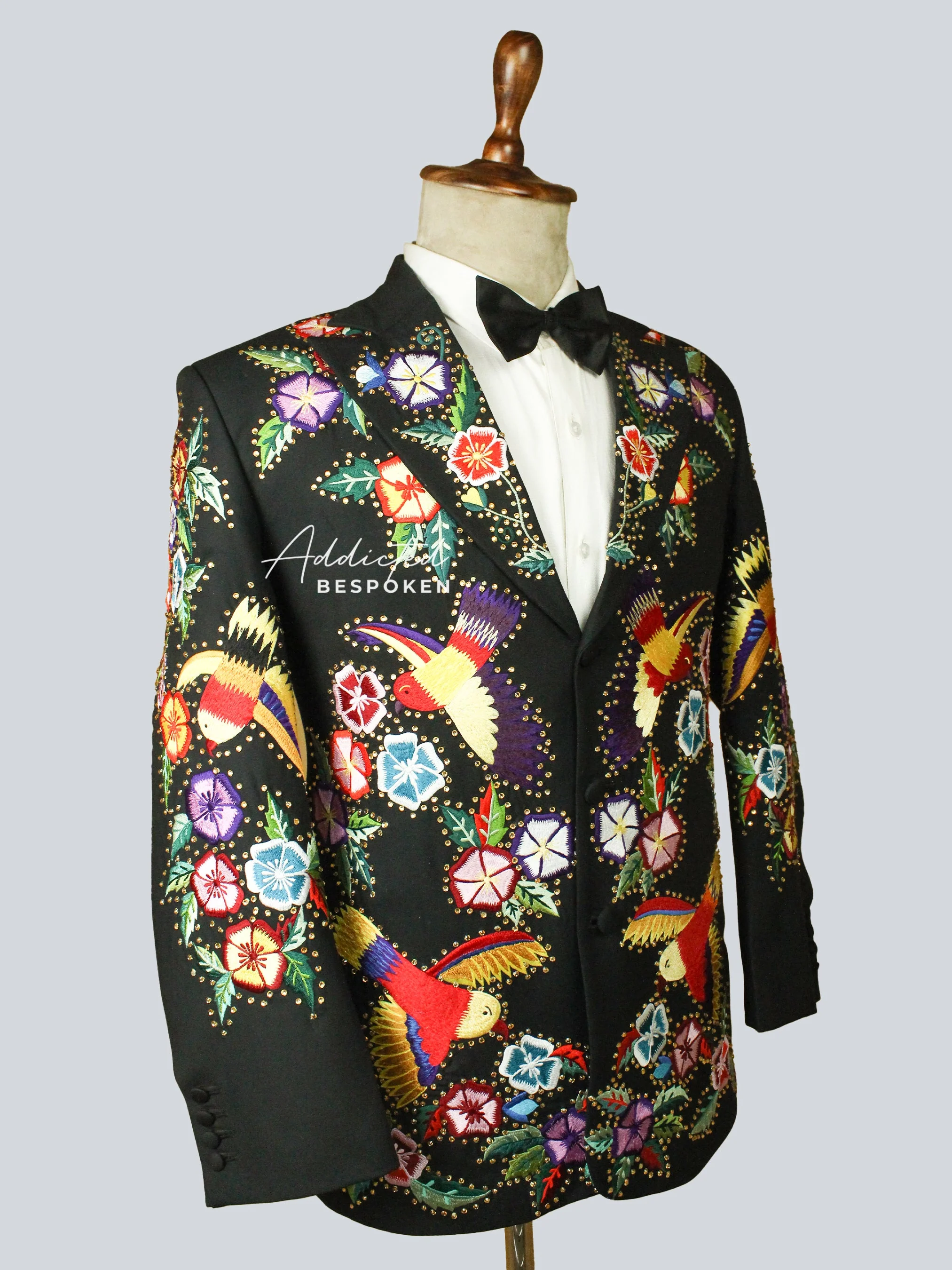 Floral Embroidered Blazer - Image 3