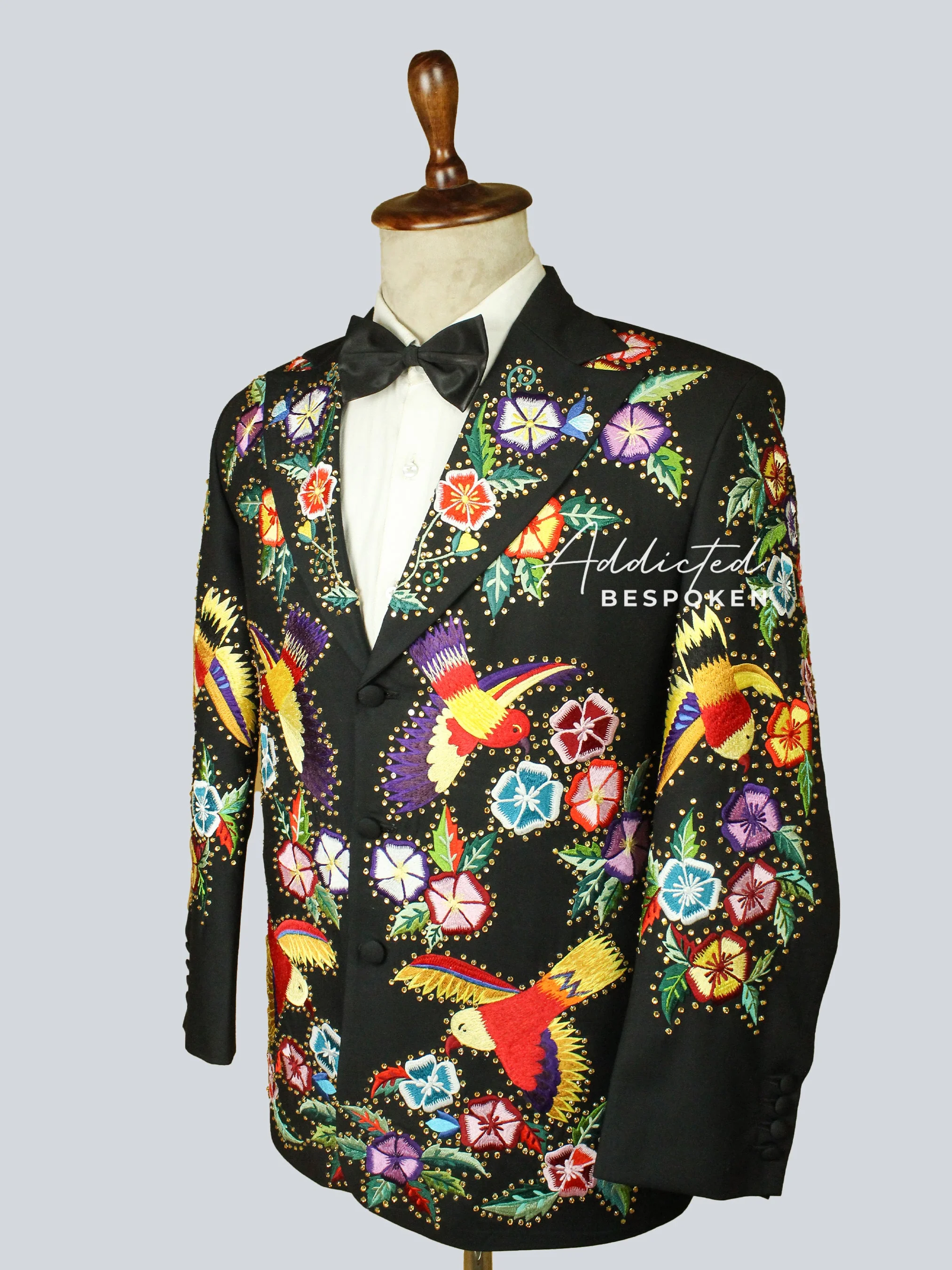 Floral Embroidered Blazer - Image 4