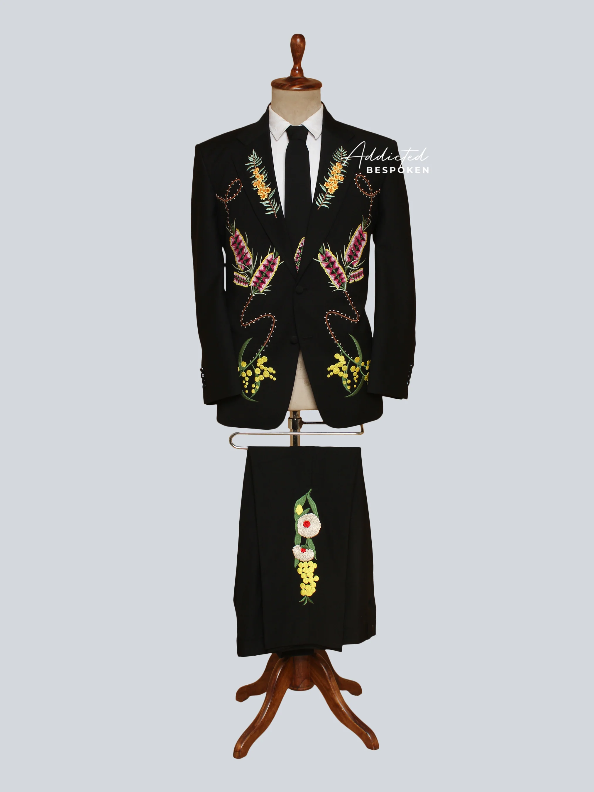 Floral Reverie Embroidered Suit - Image 2