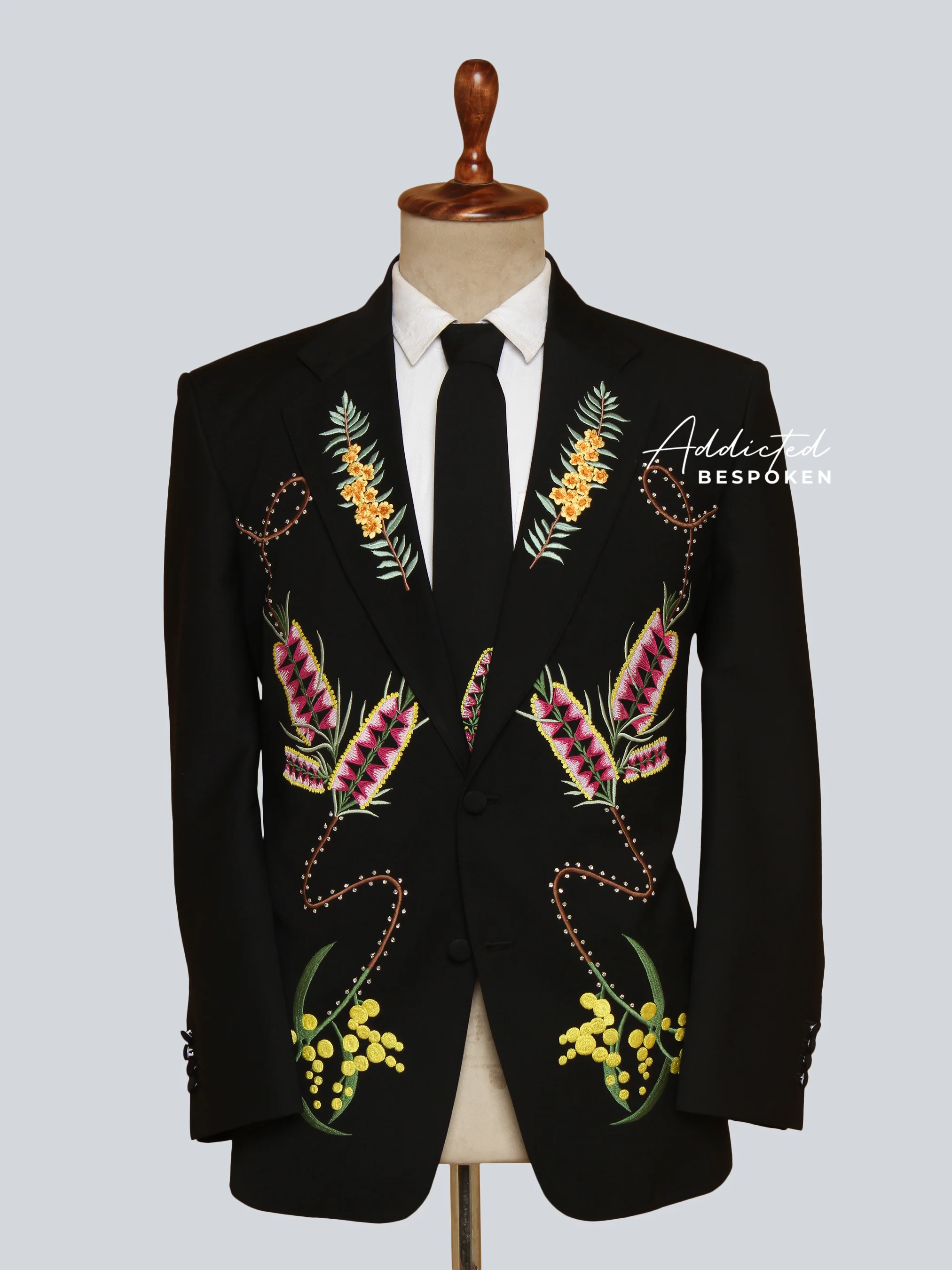 Floral Reverie Embroidered Suit - Image 3