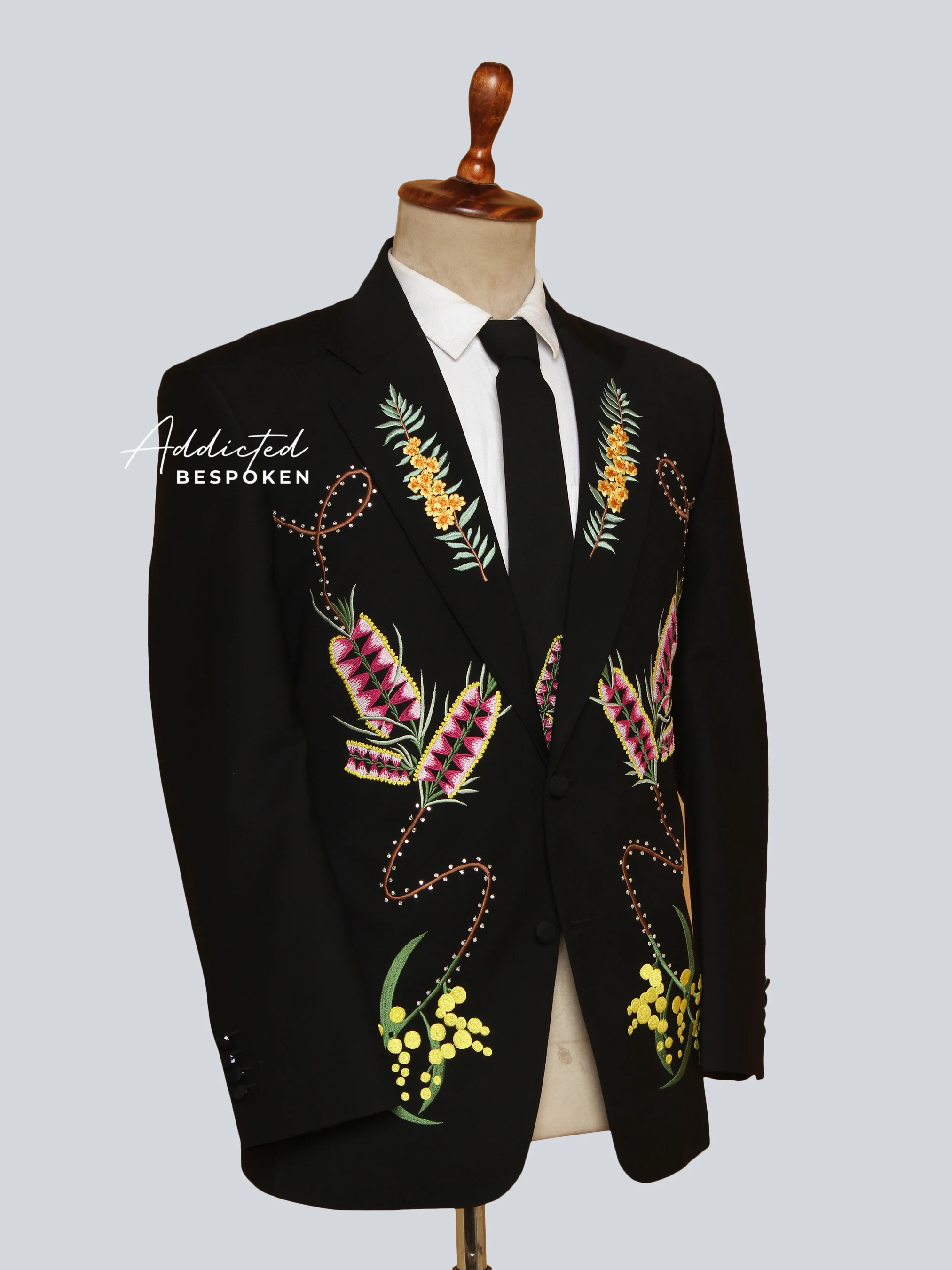 Floral Reverie Embroidered Suit - Image 5