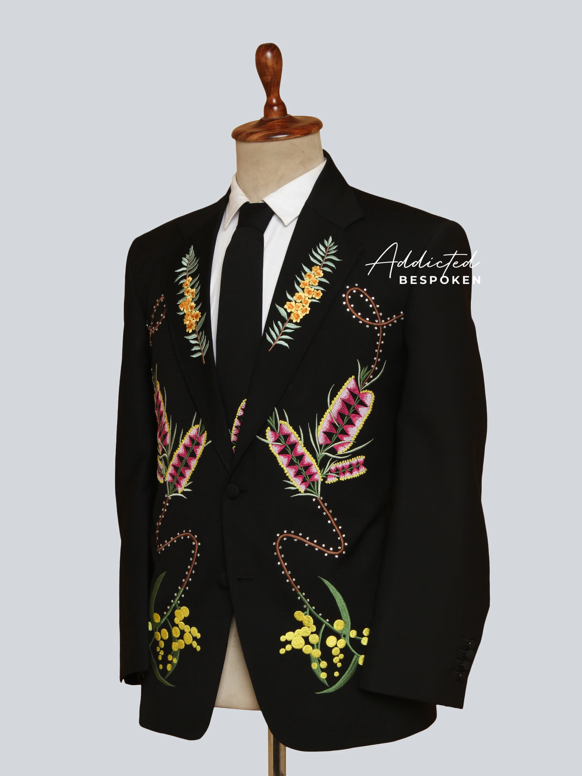 Floral Reverie Embroidered Suit - Image 6