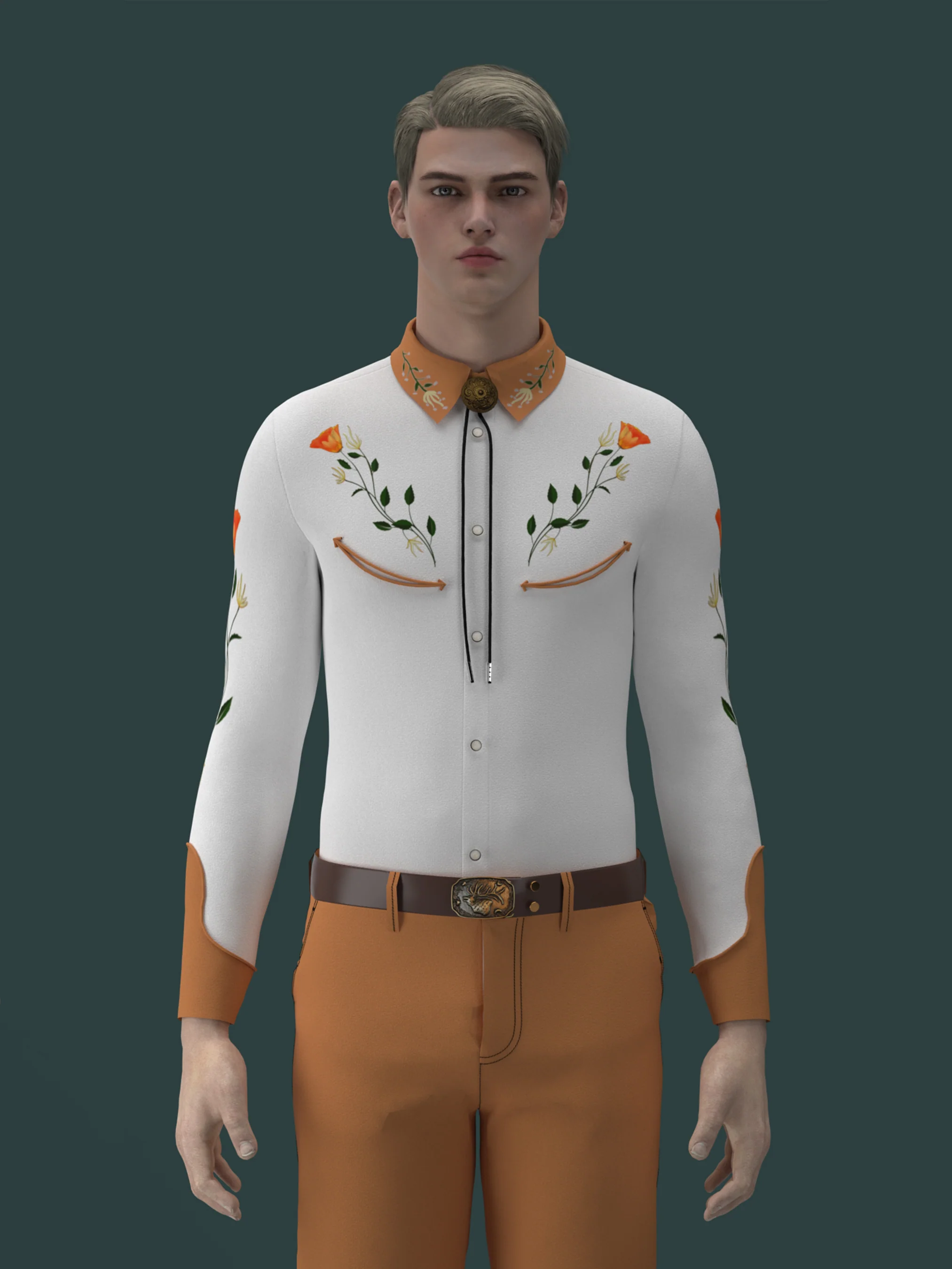 Floral Western Frontier Shirt