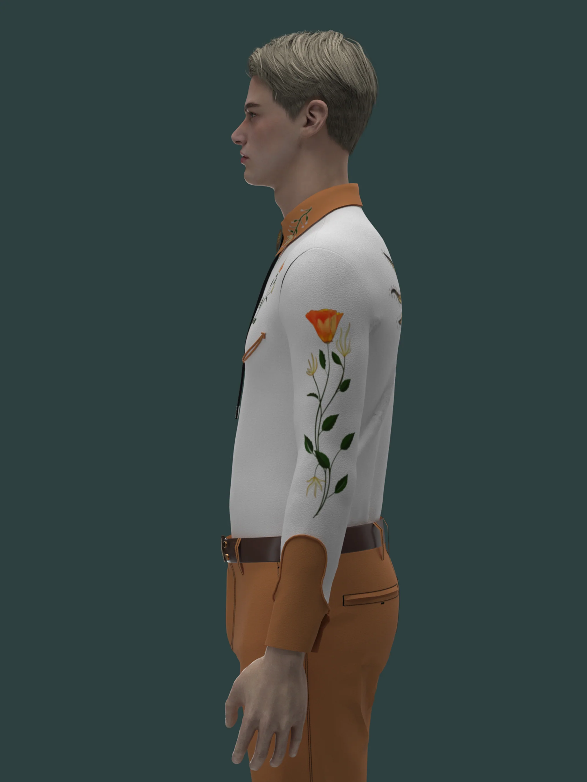 Floral Western Frontier Shirt - Image 3