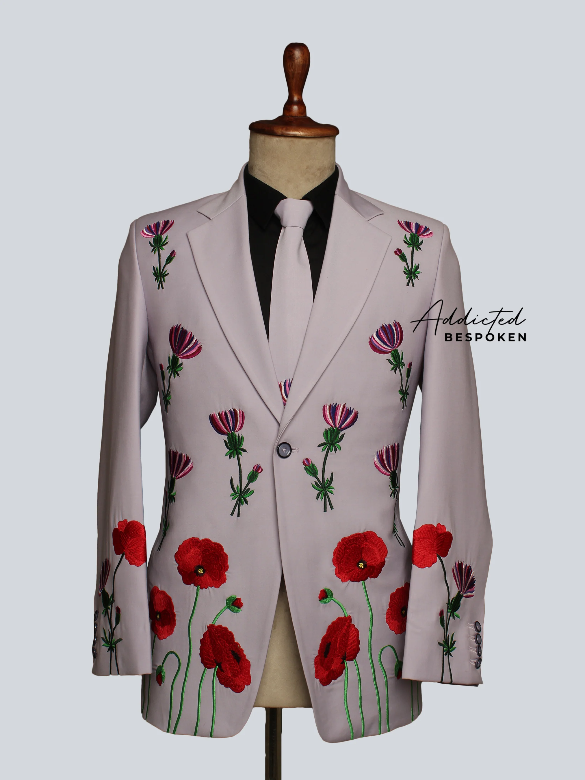 Floral Western Tailored Pantsuit