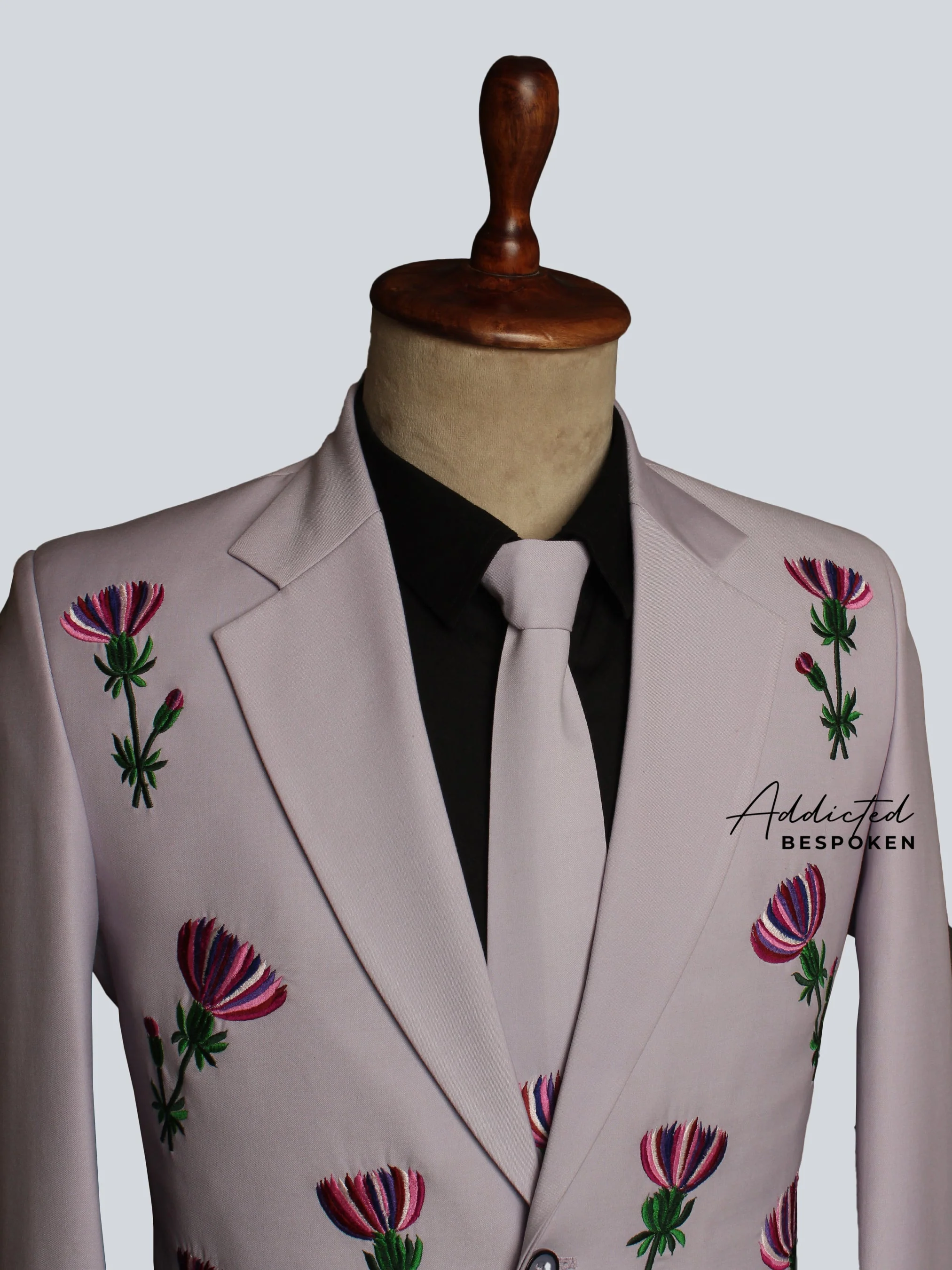 Floral Western Tailored Pantsuit - Image 5
