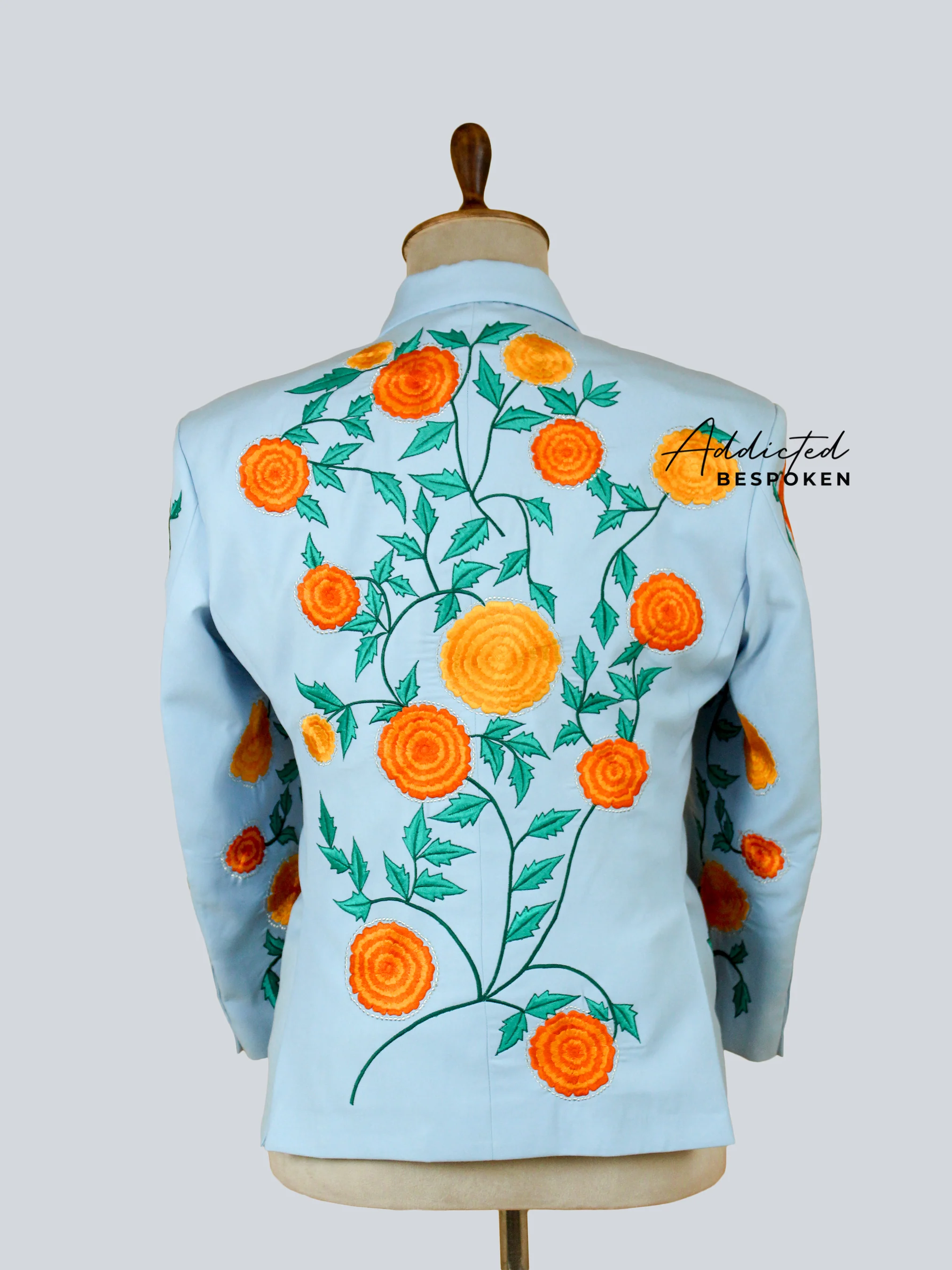 Floristic Embroidered Suit - Image 6