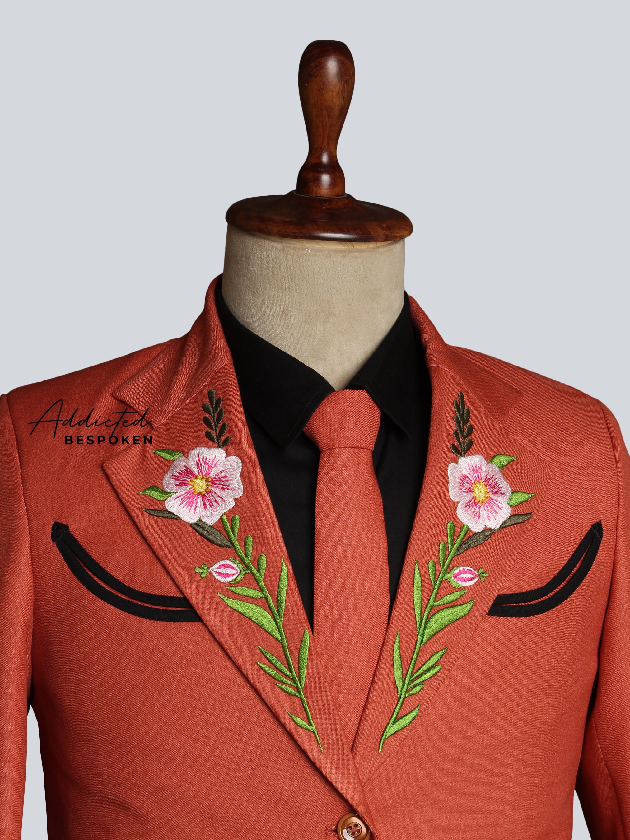 Foliage Inspired Western Suit - Image 5