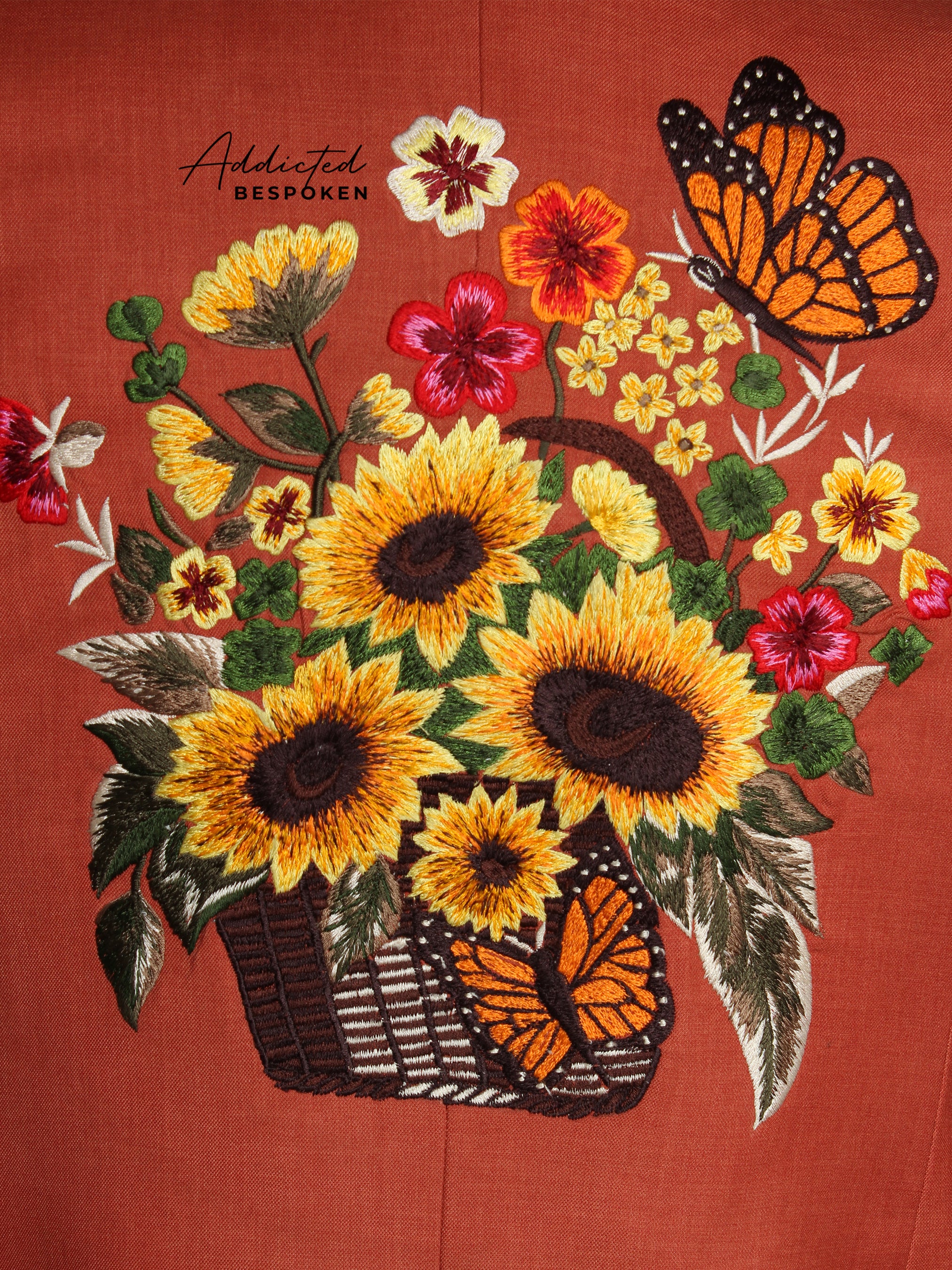 Foliage Inspired Western Suit - Image 8