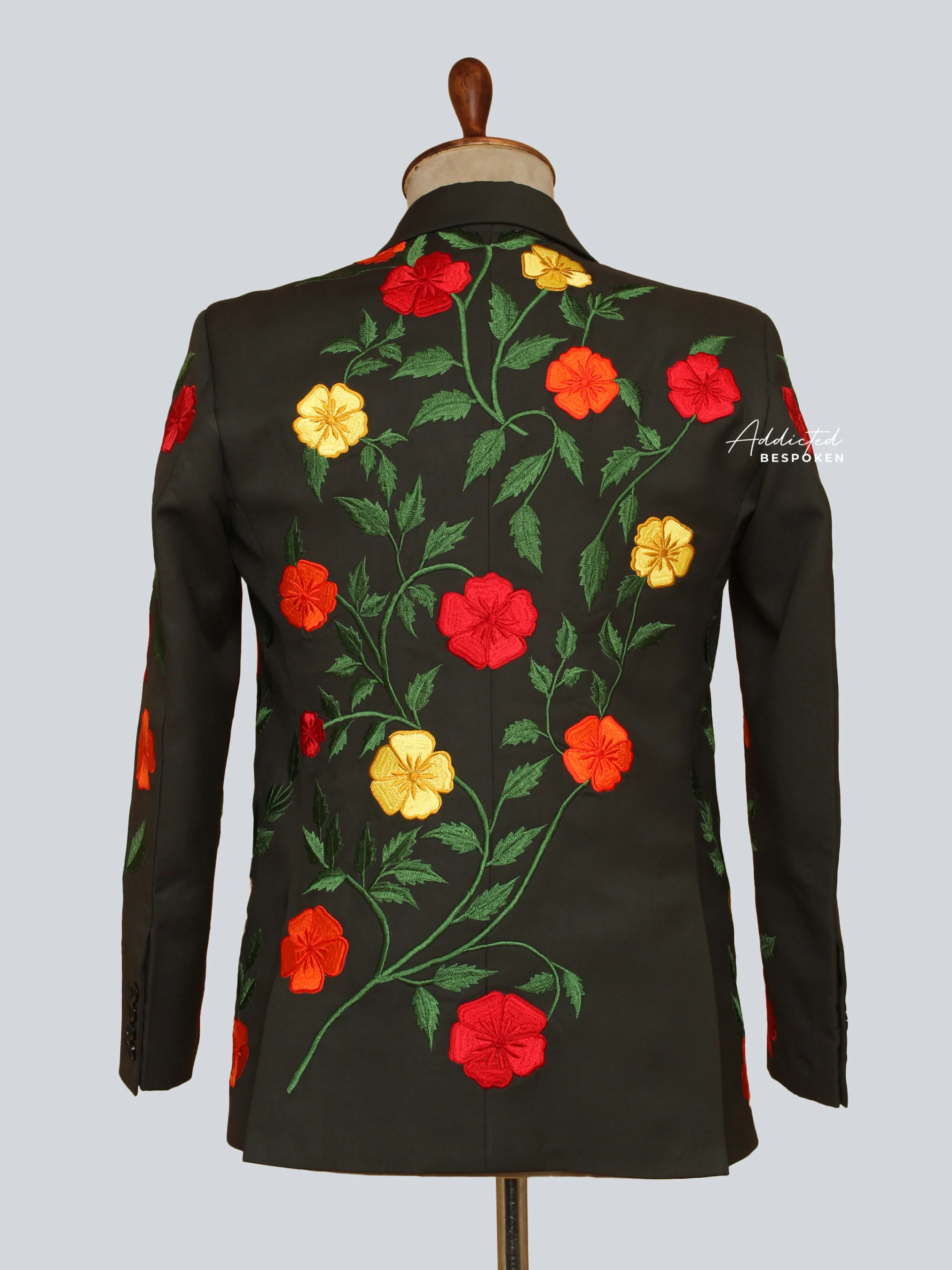 Forest Multi Floral Embroidered Blazer - Image 2