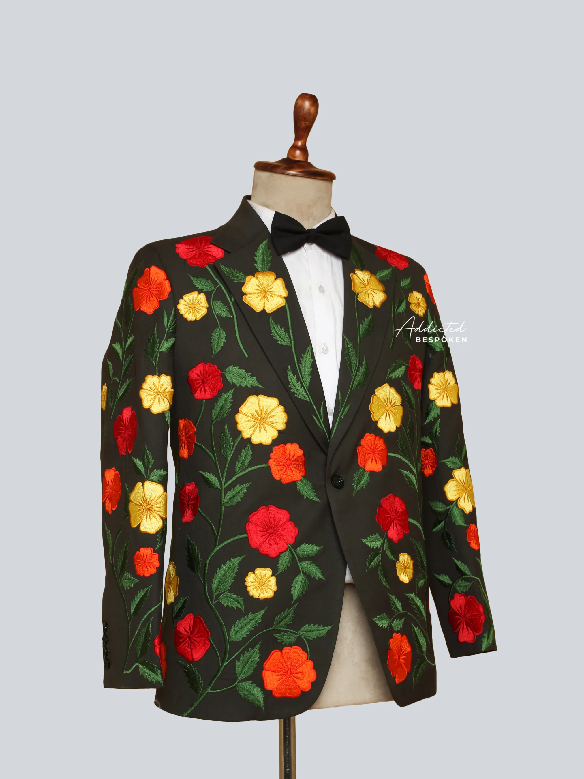 Forest Multi Floral Embroidered Blazer - Image 3