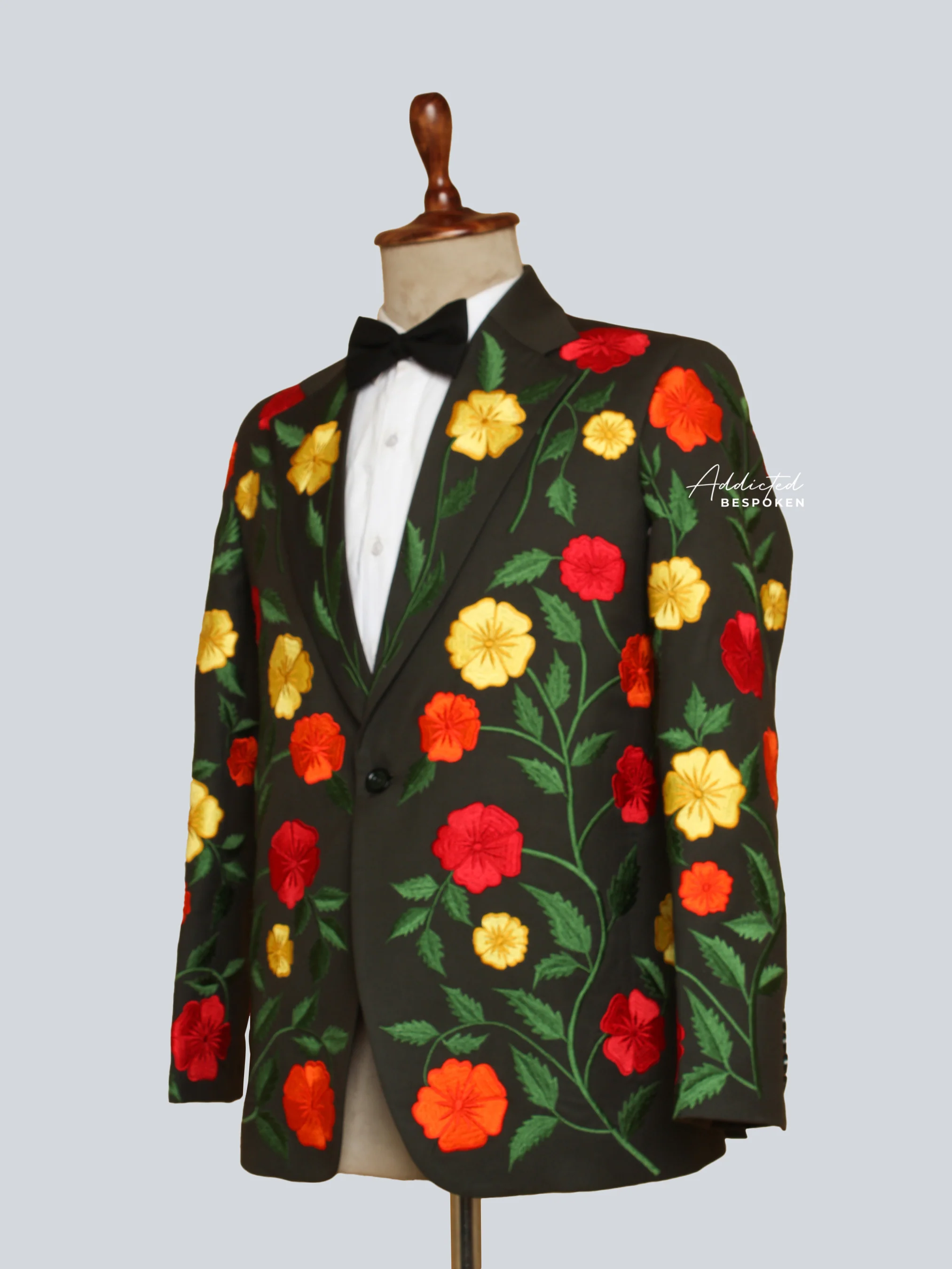 Forest Multi Floral Embroidered Blazer - Image 4