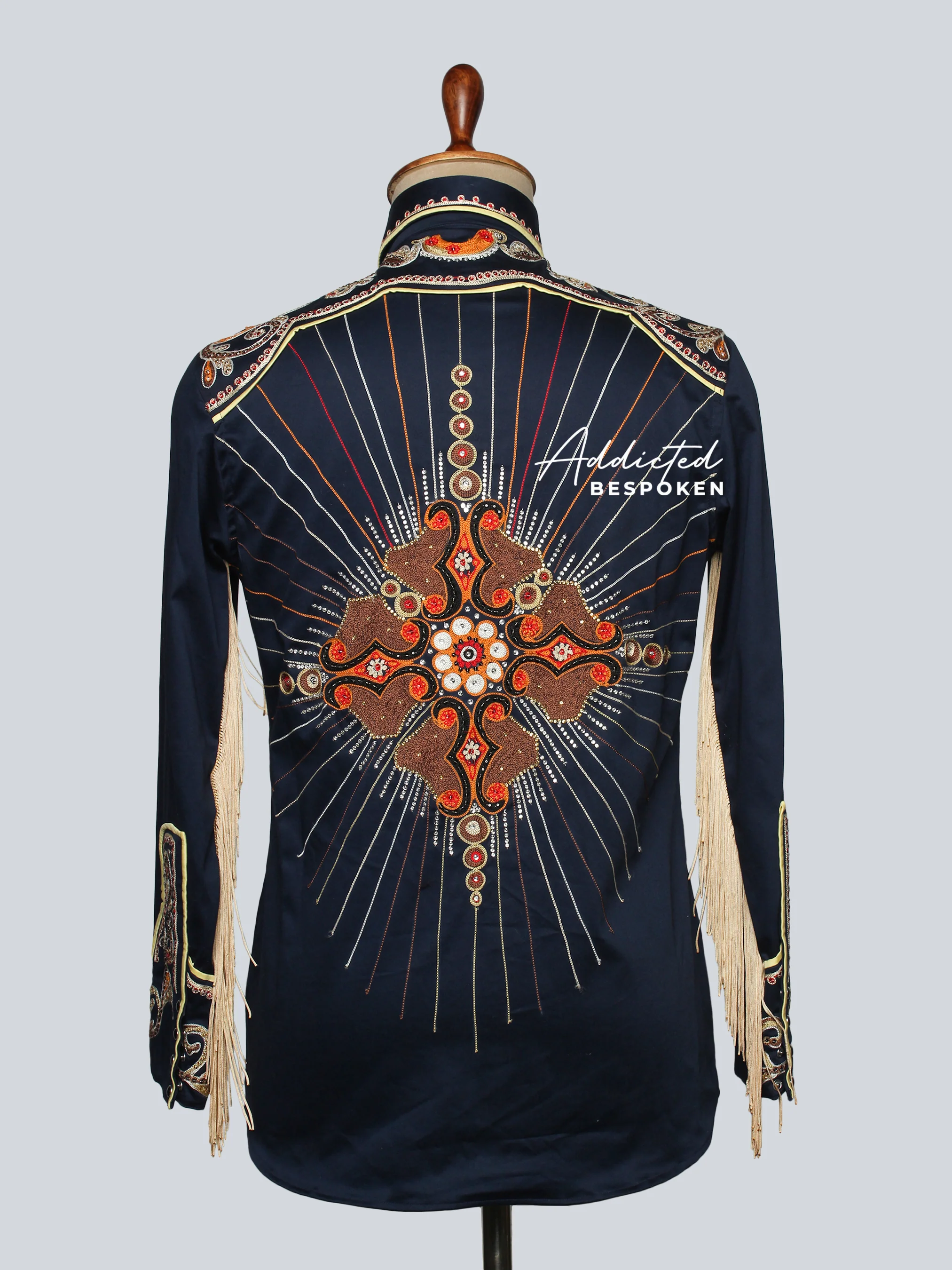 Fringed Embroidered Western Shirt - Image 8