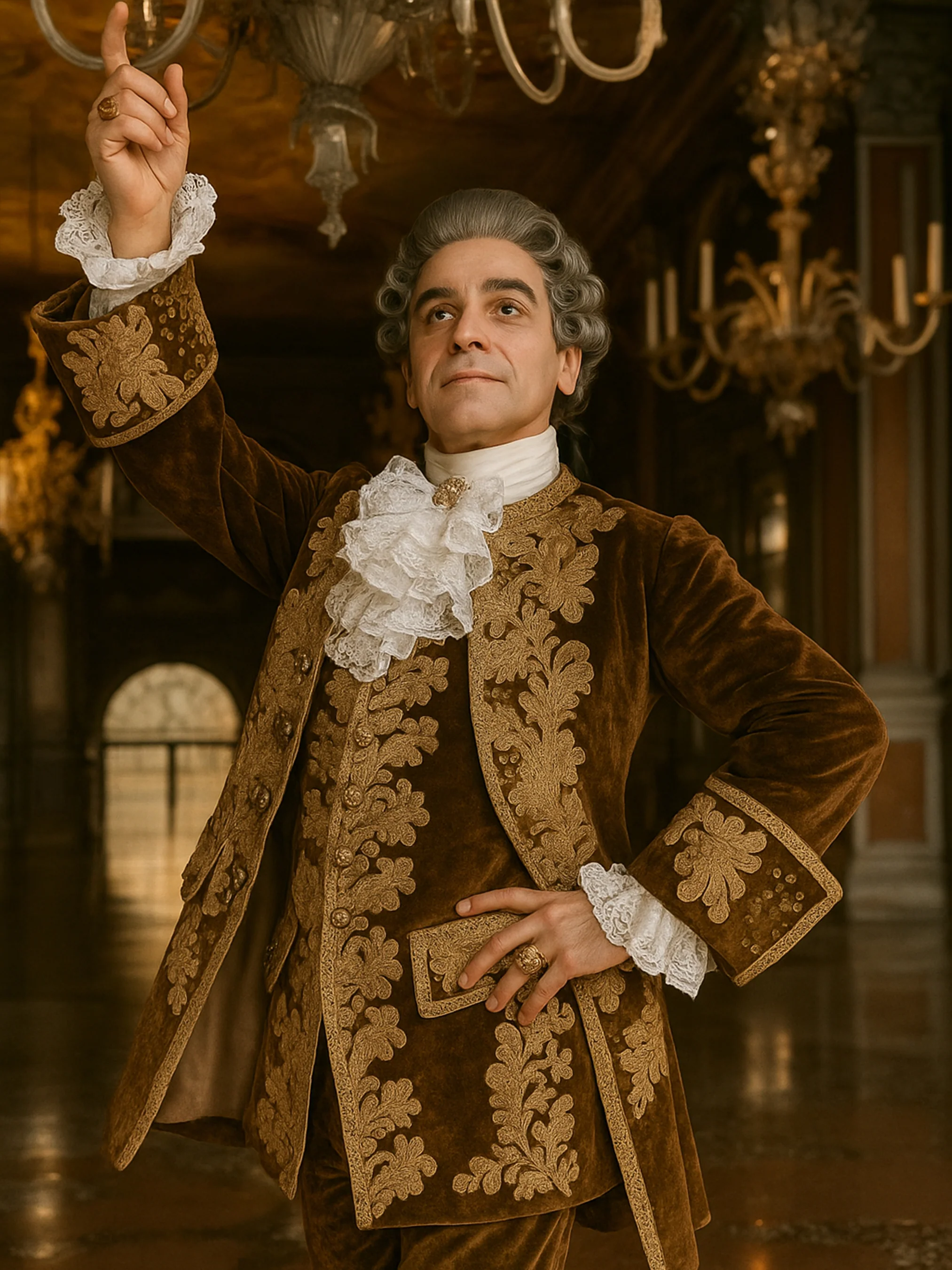 Golden Chestnut Court Costume - Image 3
