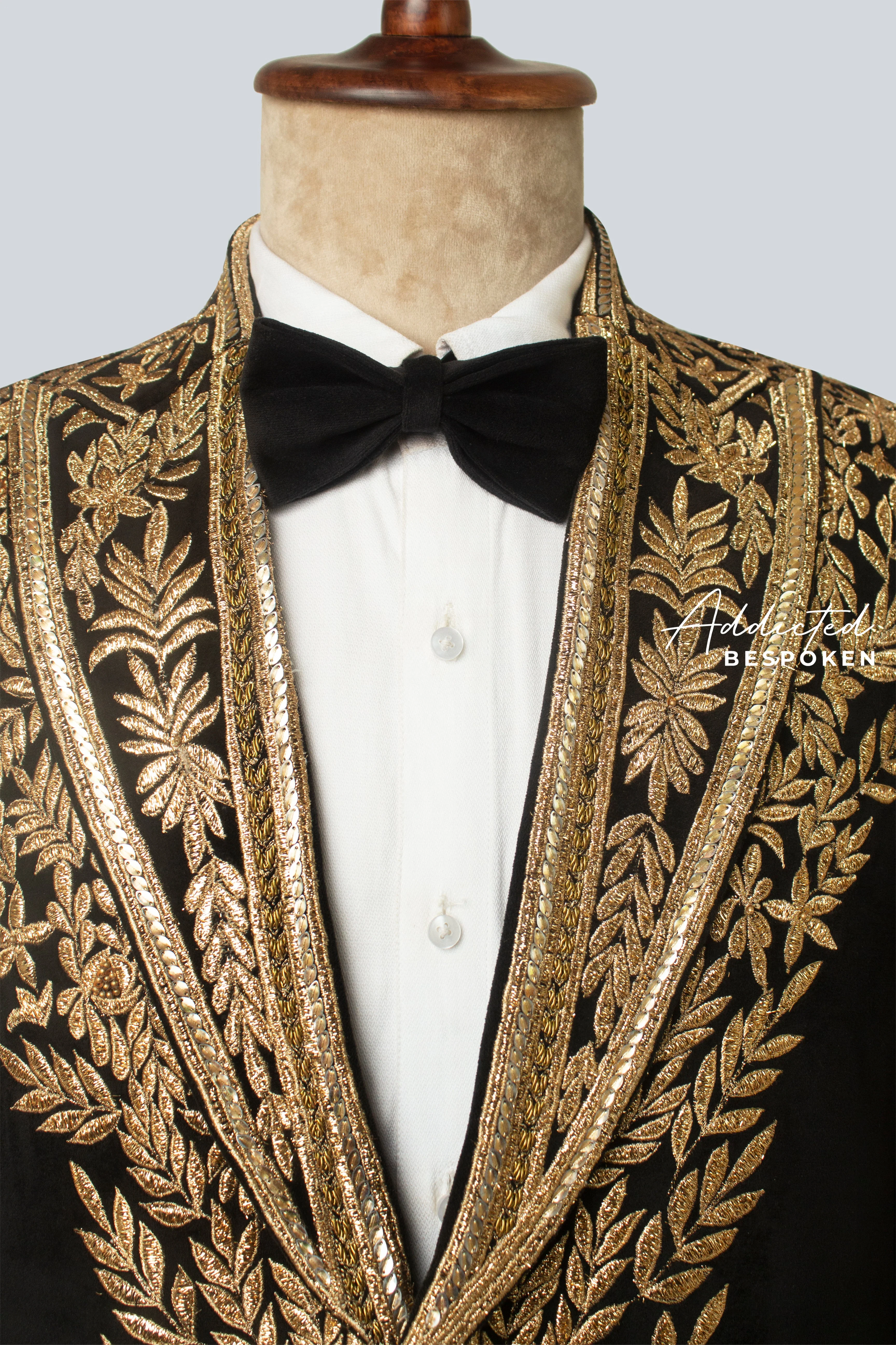 Golden Embroidered Jacket - Image 4