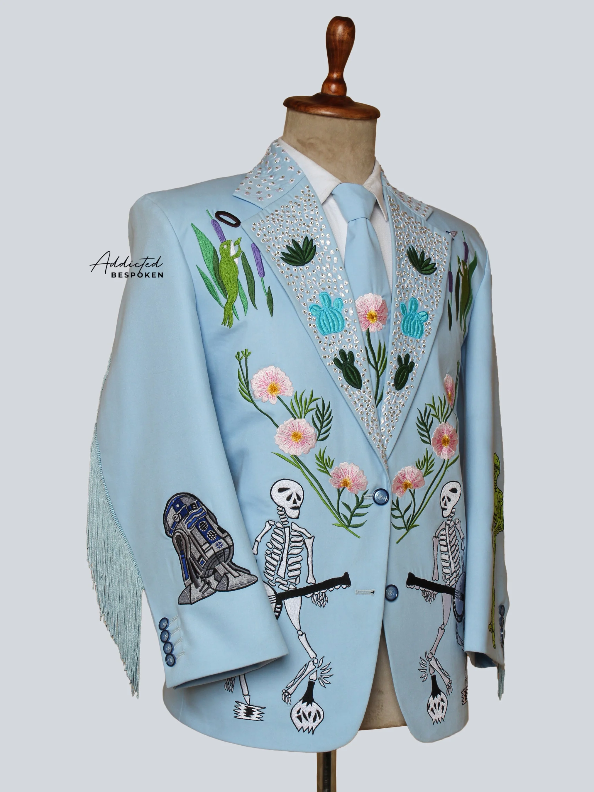 Graceful Fringe Skeleton Suit - Image 3