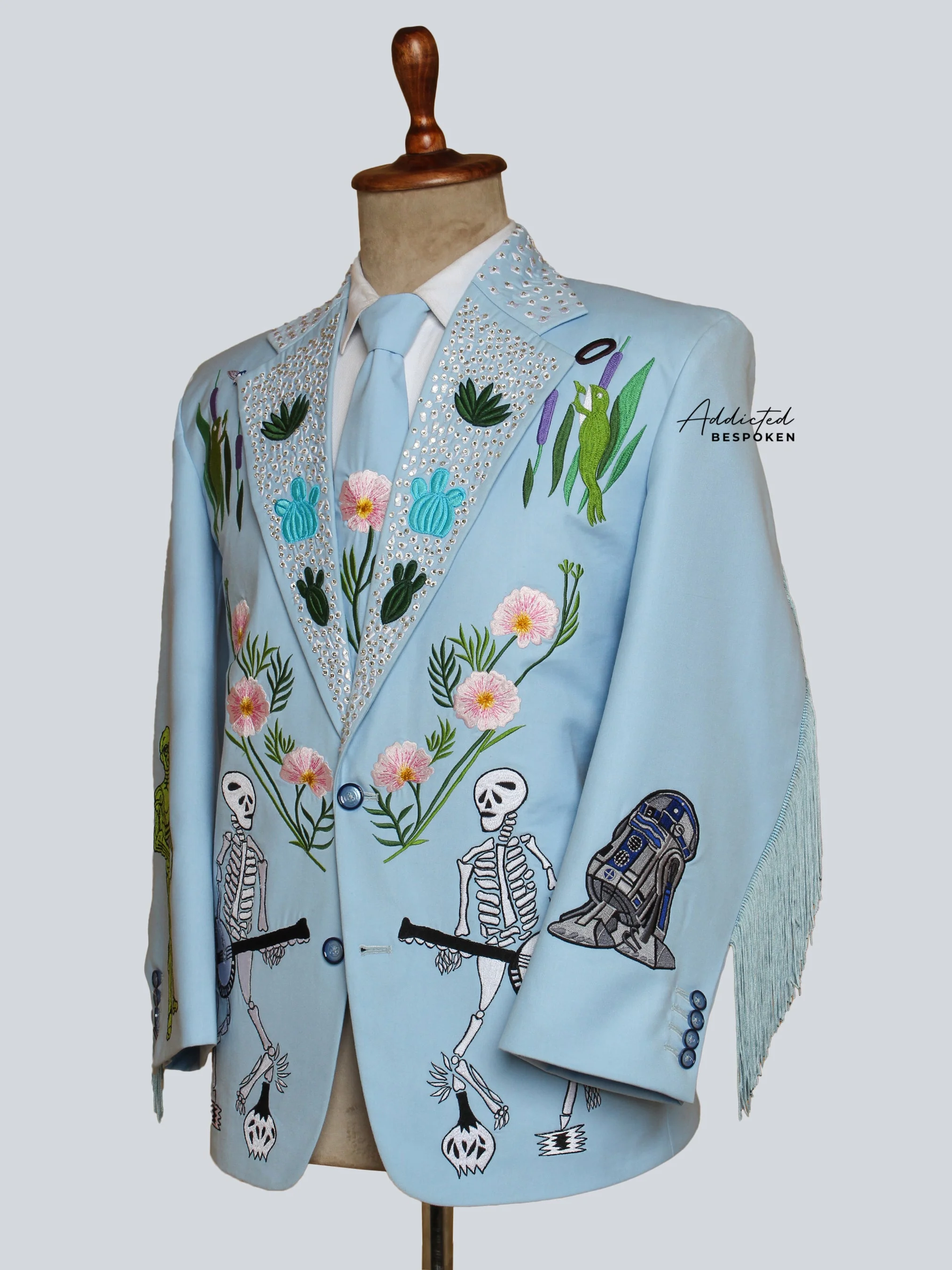 Graceful Fringe Skeleton Suit - Image 4