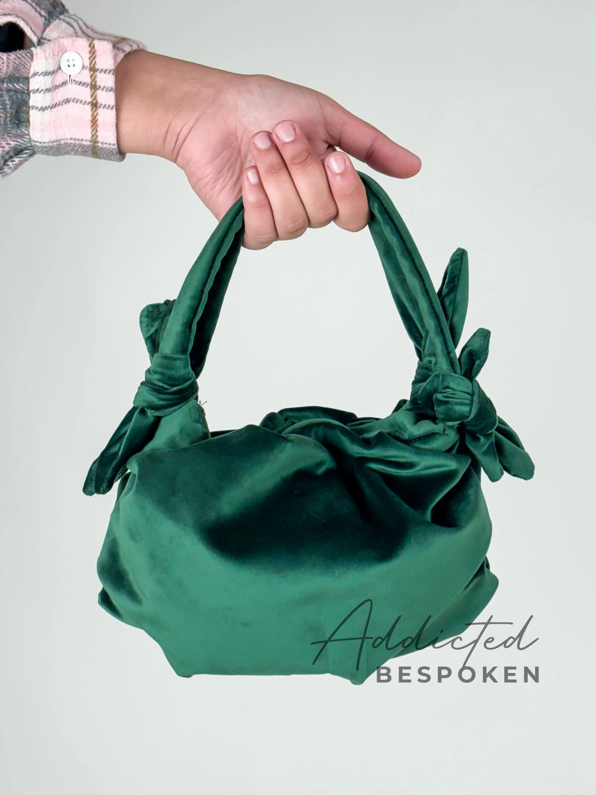 Green Furoshiki Knot Bag - Image 2