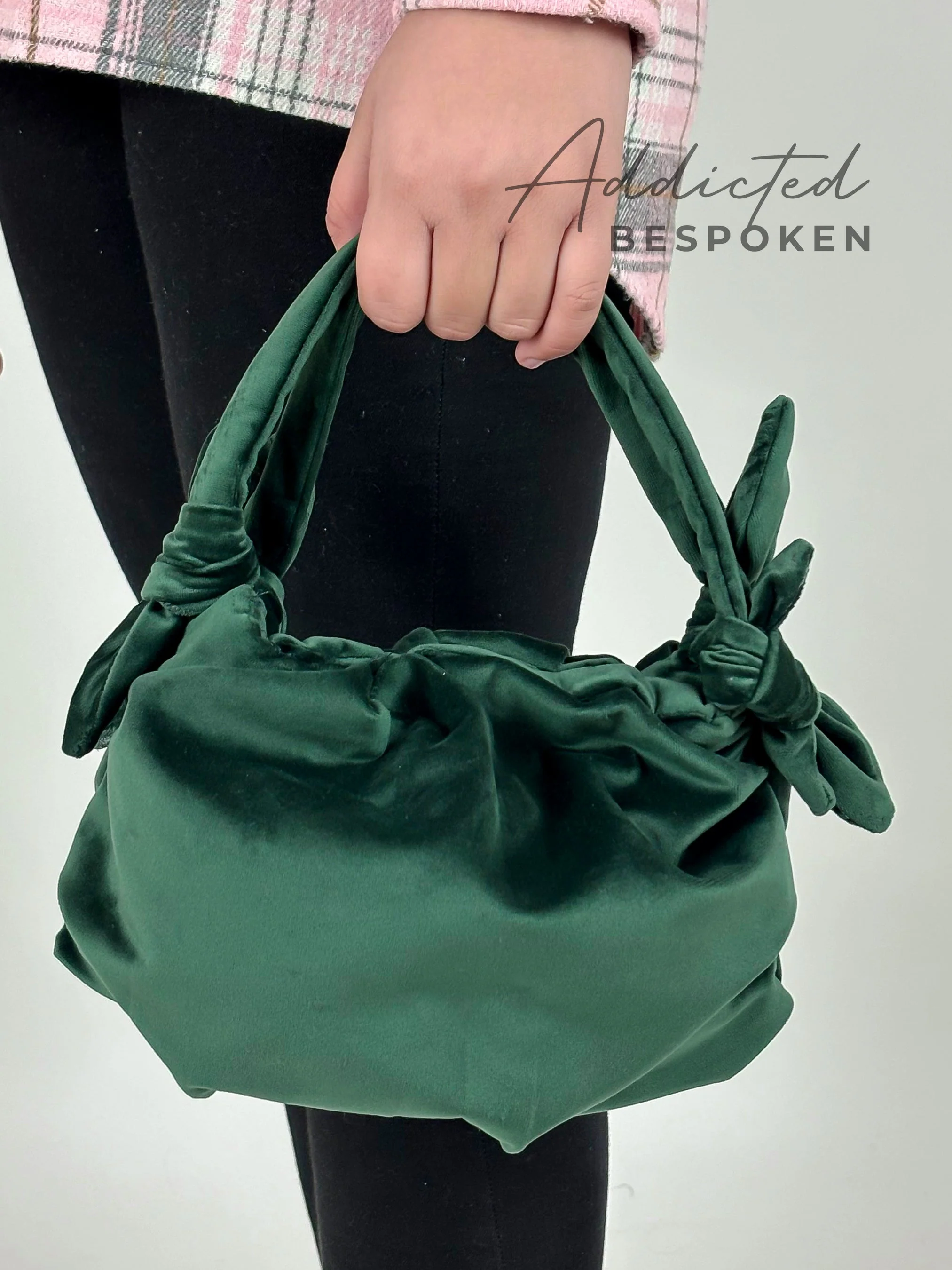 Green Furoshiki Knot Bag - Image 3