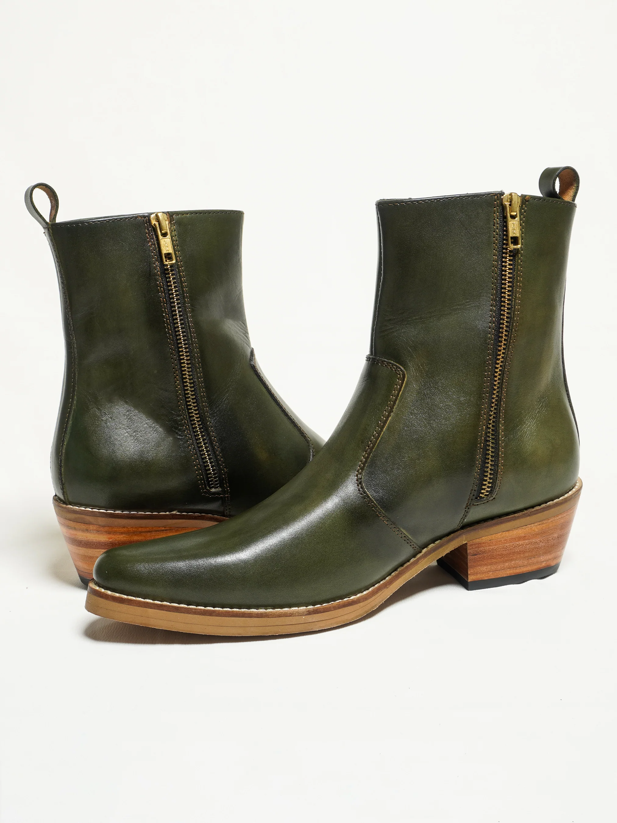 Green Mamba Zip Boots - Image 3