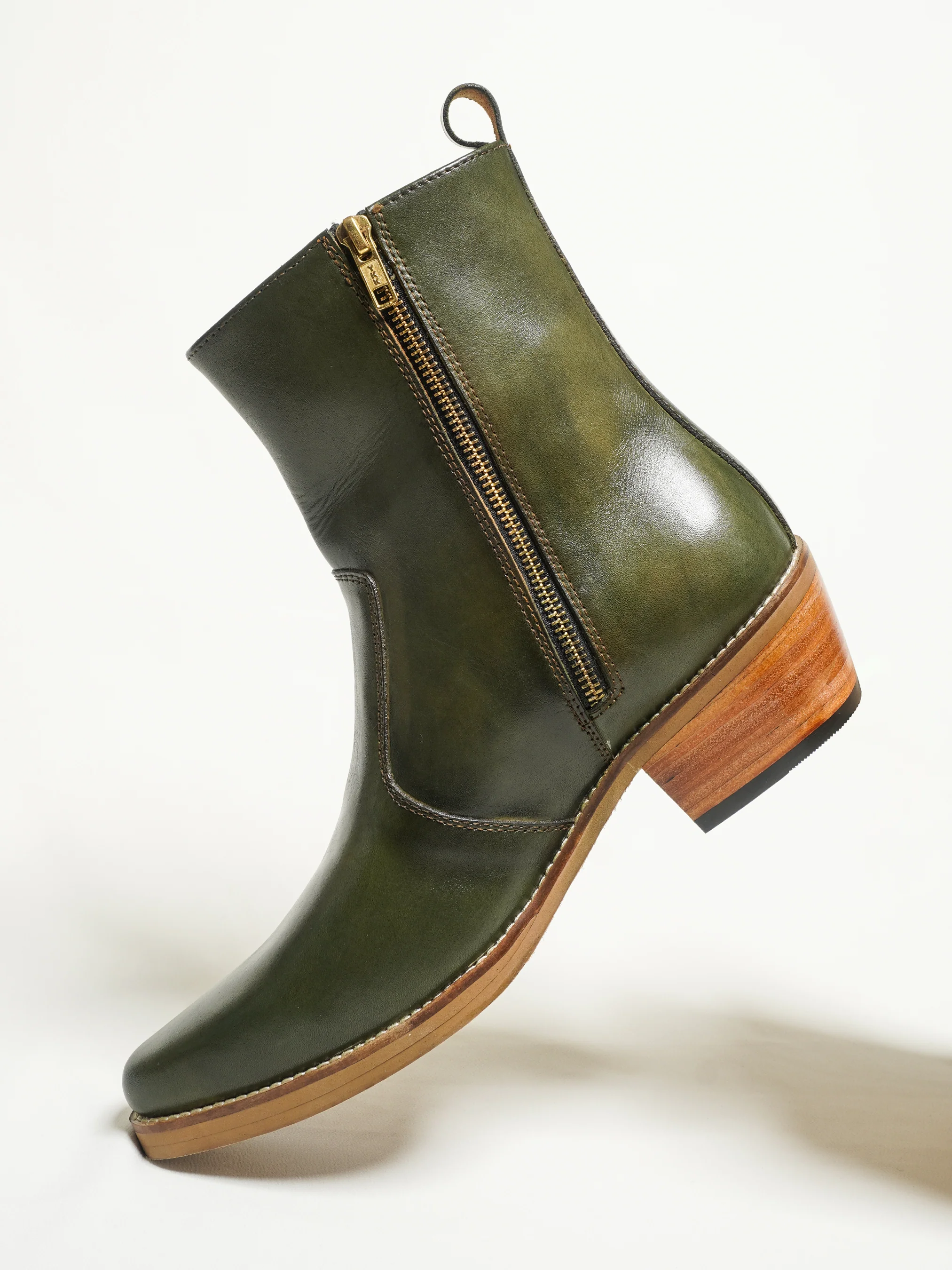 Green Mamba Zip Boots - Image 5