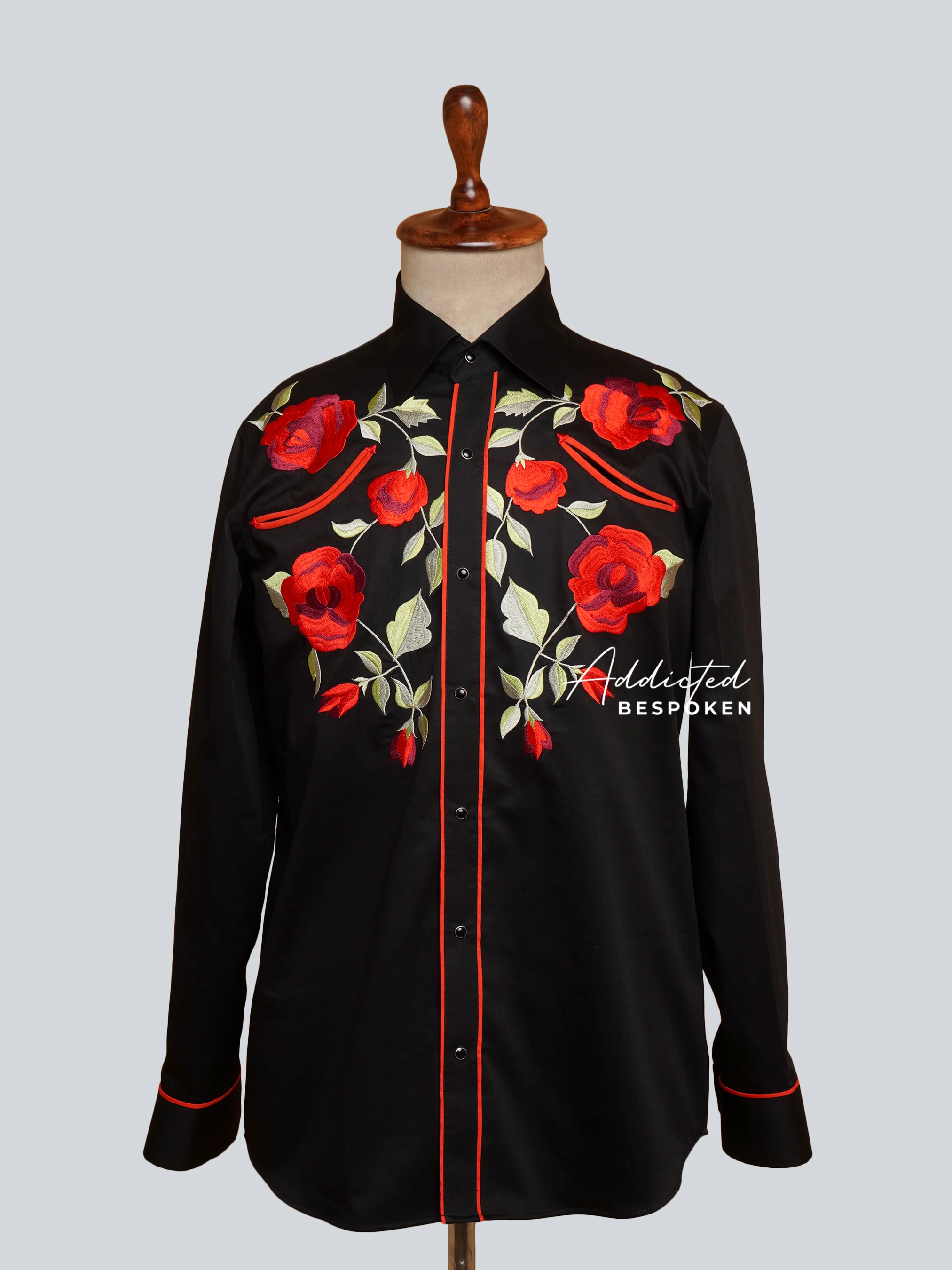 Heritage Blooms Embroidered Shirt