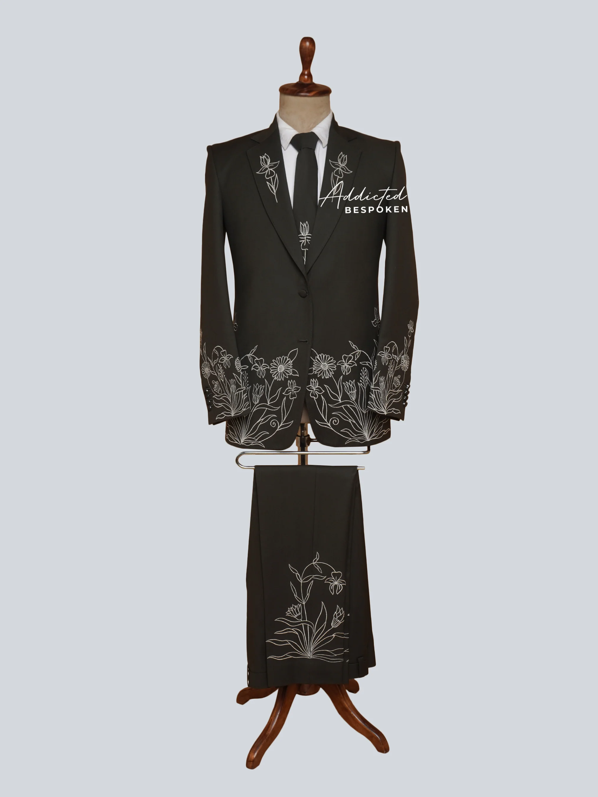 Imperial Embroidered Floral Suit - Image 2