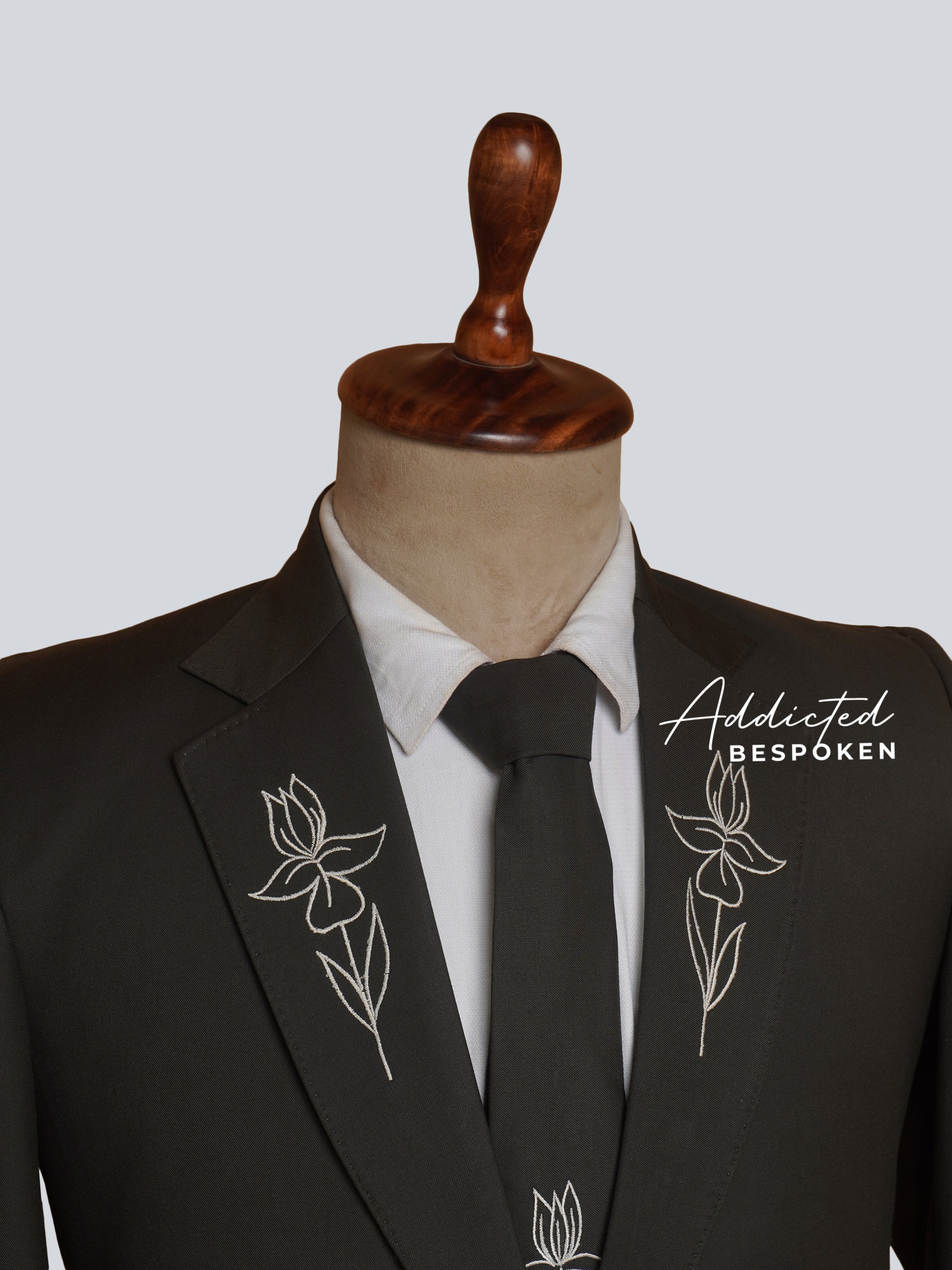 Imperial Embroidered Floral Suit - Image 5