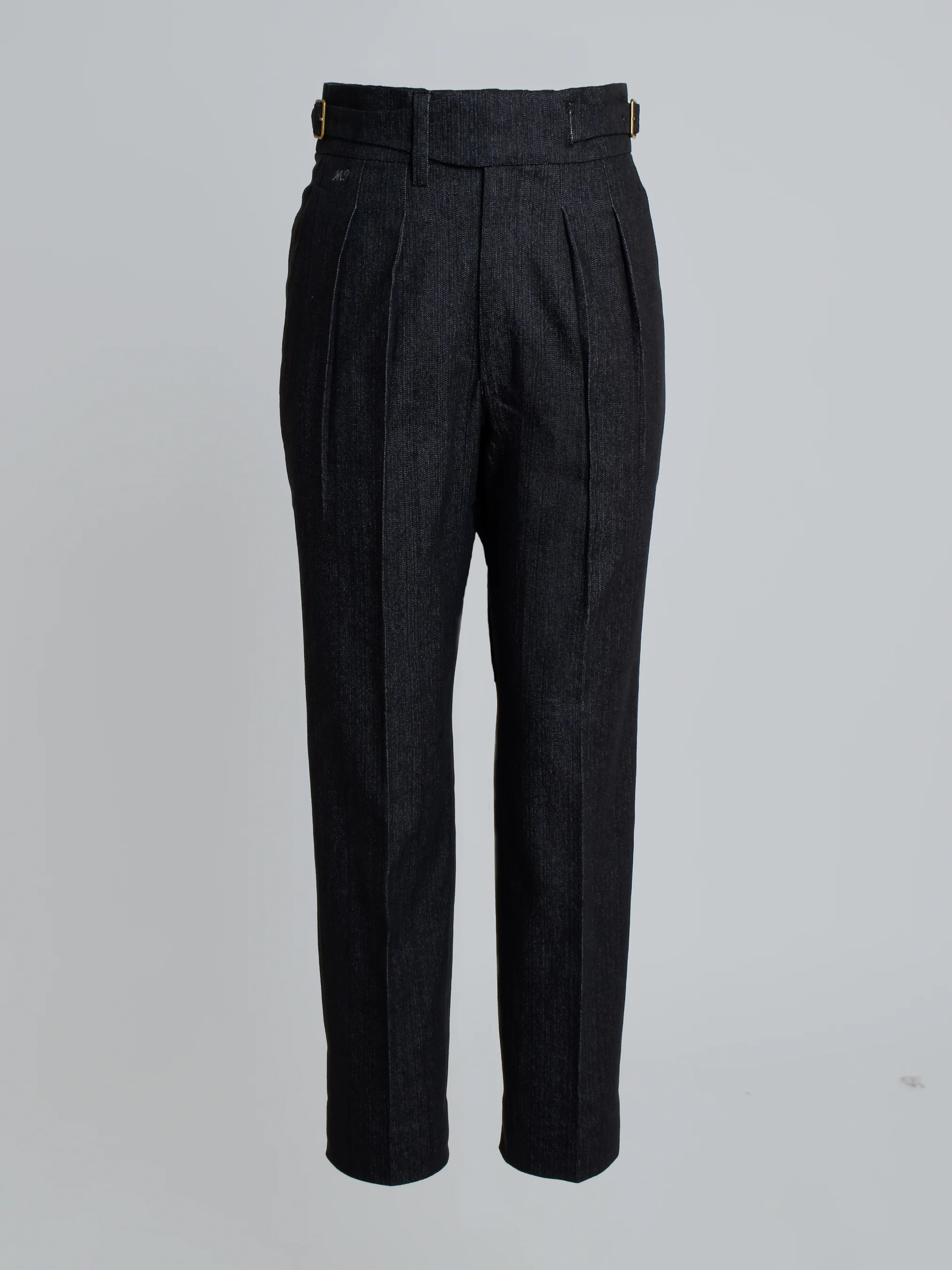 Indigo Denim  Gurkha Pant - Suspender Buttons