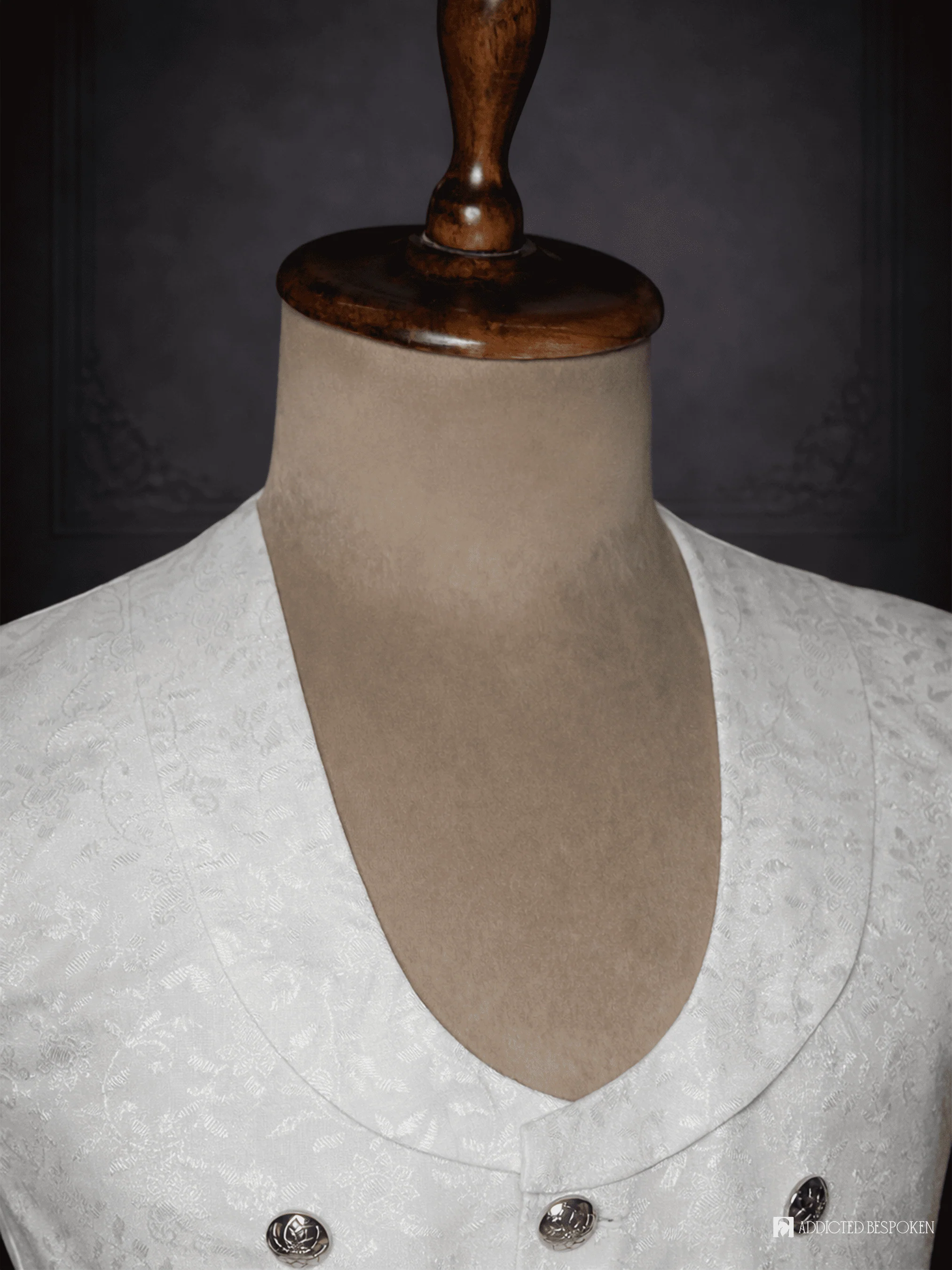 Ivory Baroque Historical Costume - Image 8