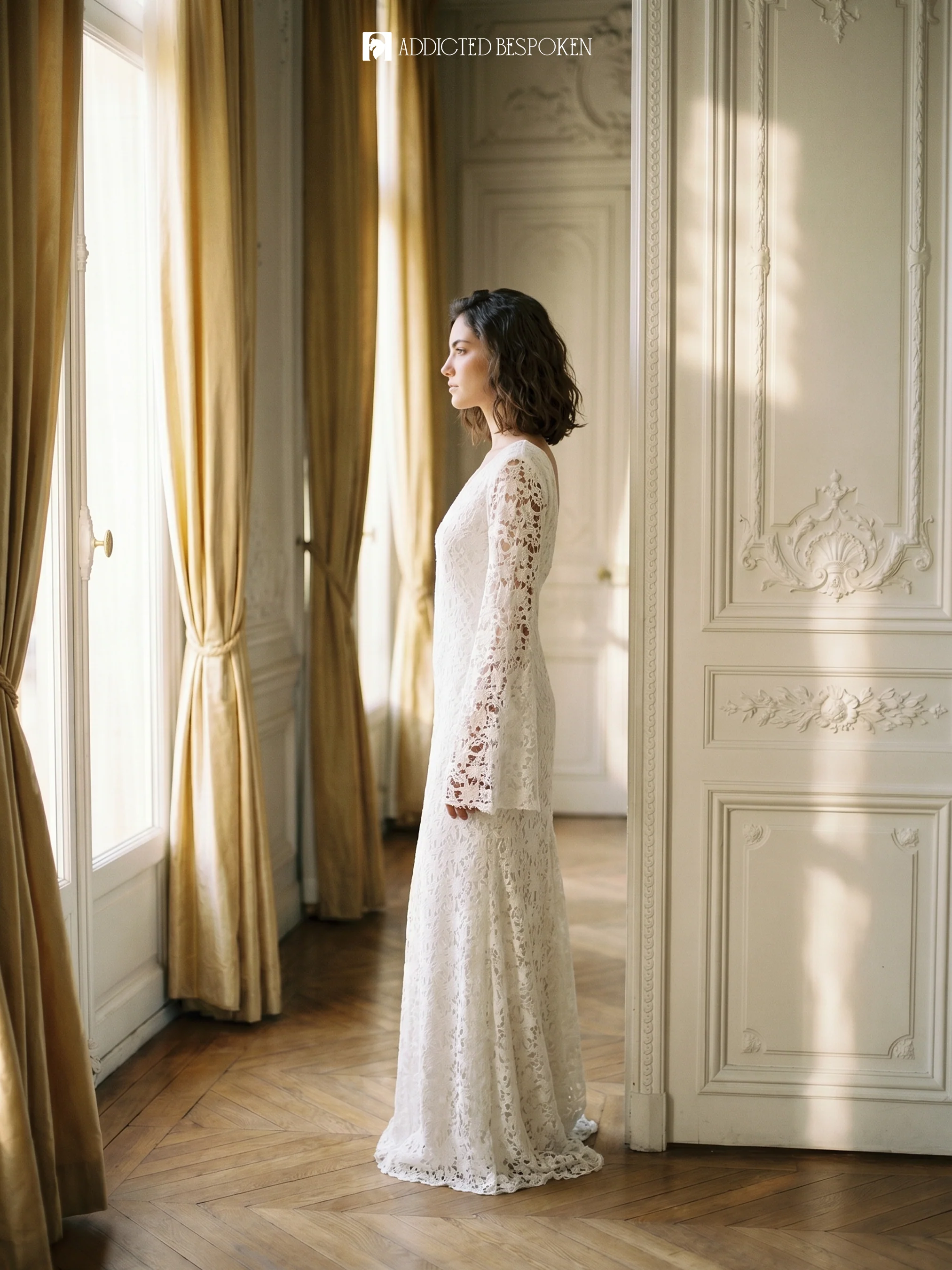 Ivory Lace Bridal Gown - Image 3