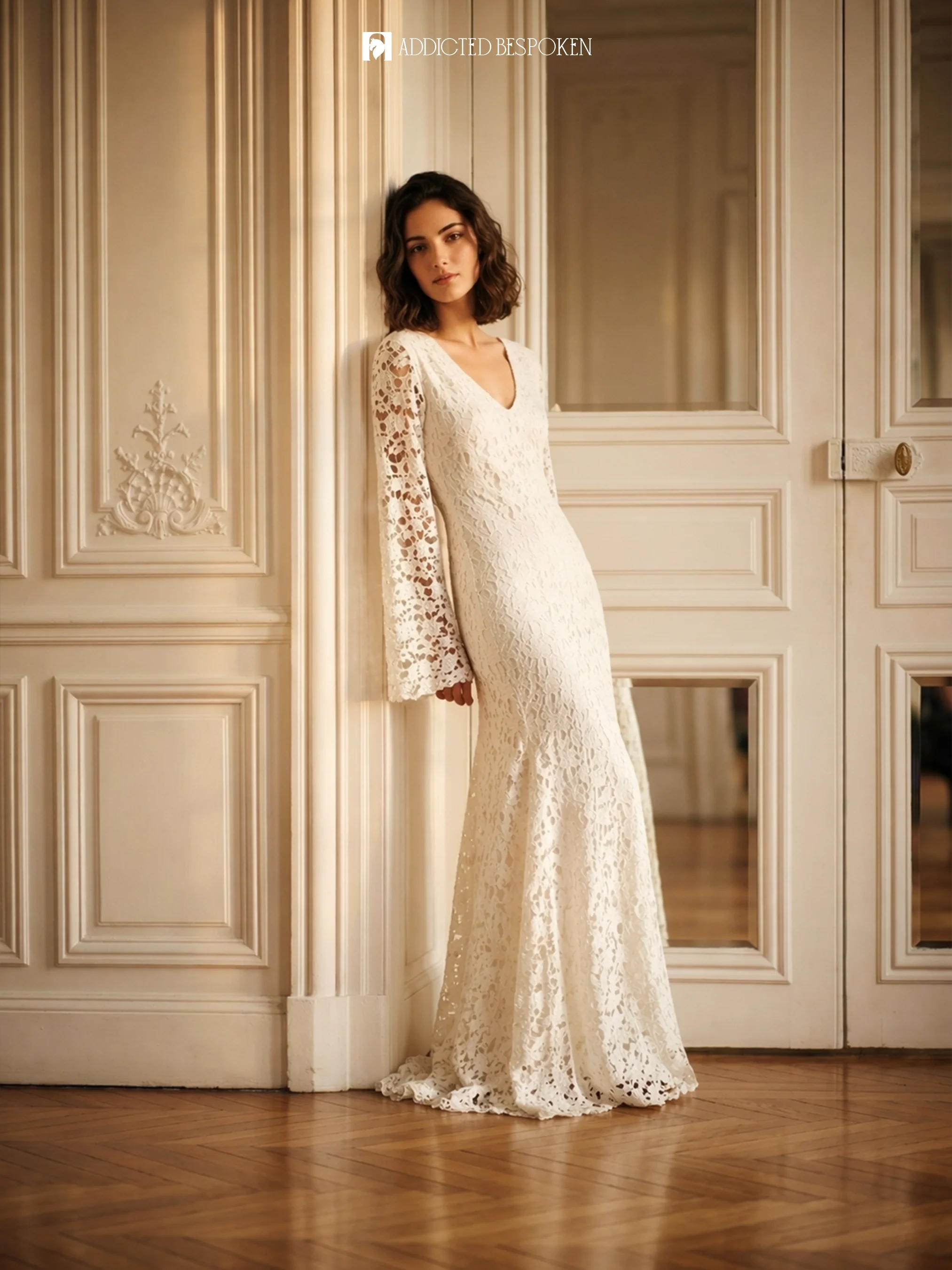 Ivory Lace Bridal Gown - Image 4