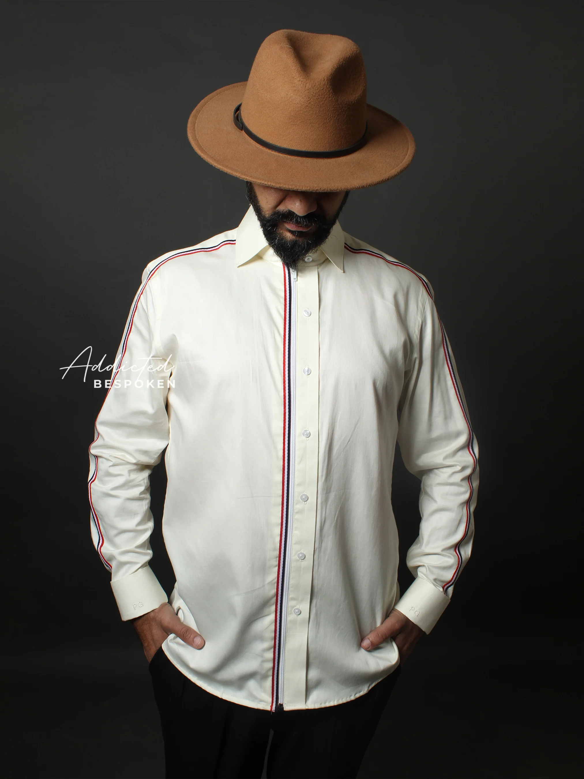 Ivory Zip Tape Shirt (CLS)