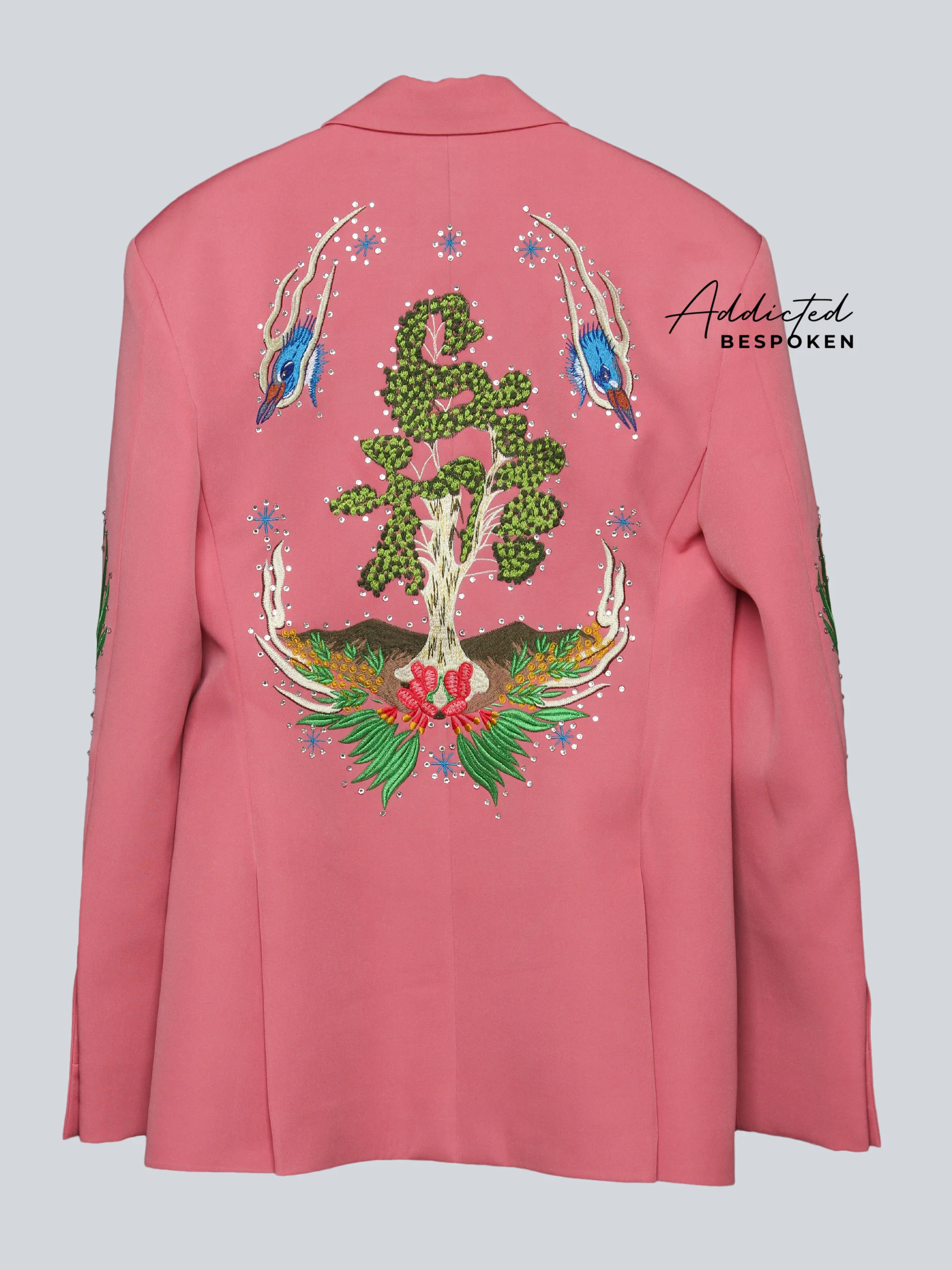 Kingfisher Meadow Embroidered Suit - Image 4