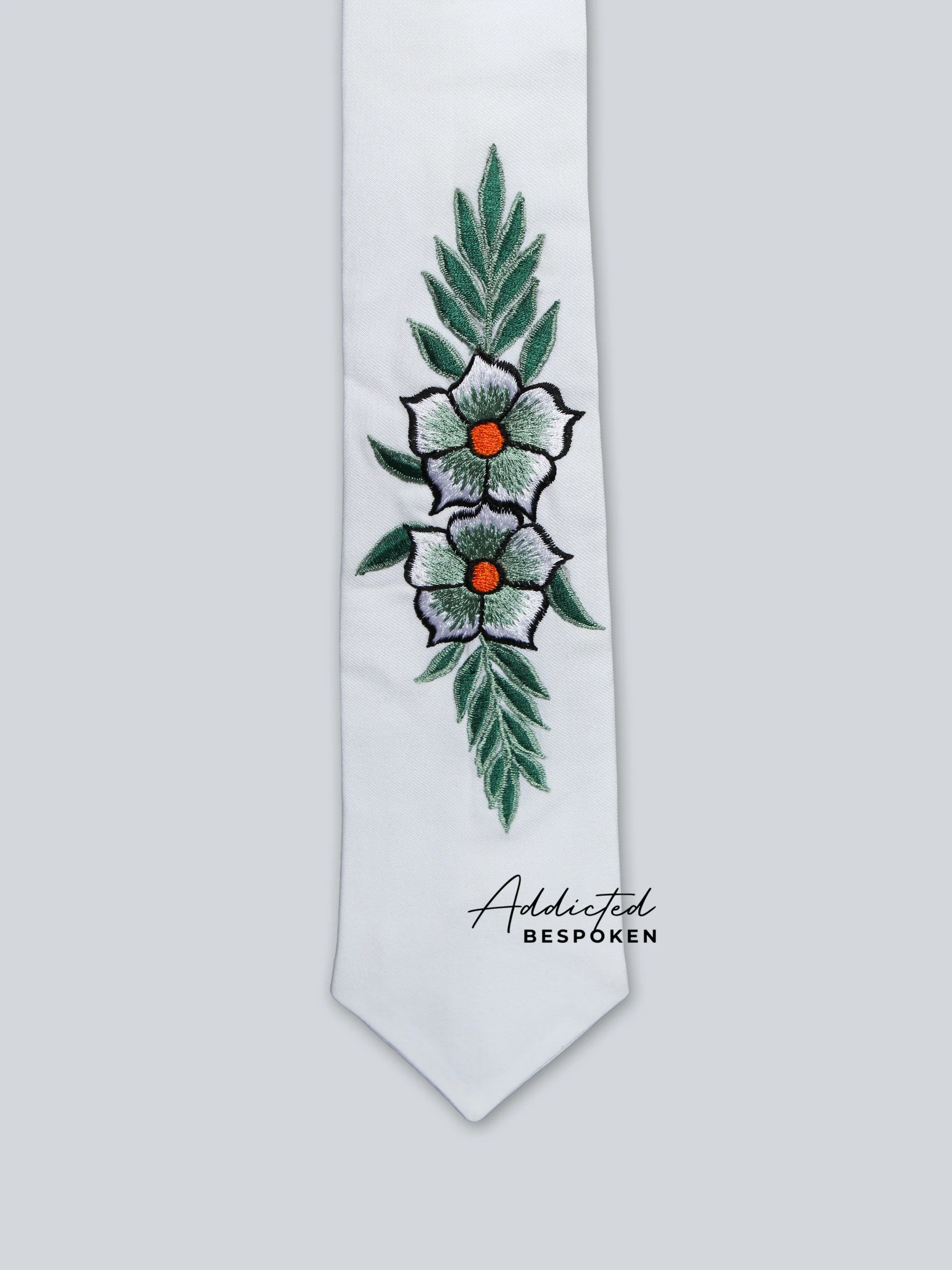 Leafy Floral Design Suit - Image 8