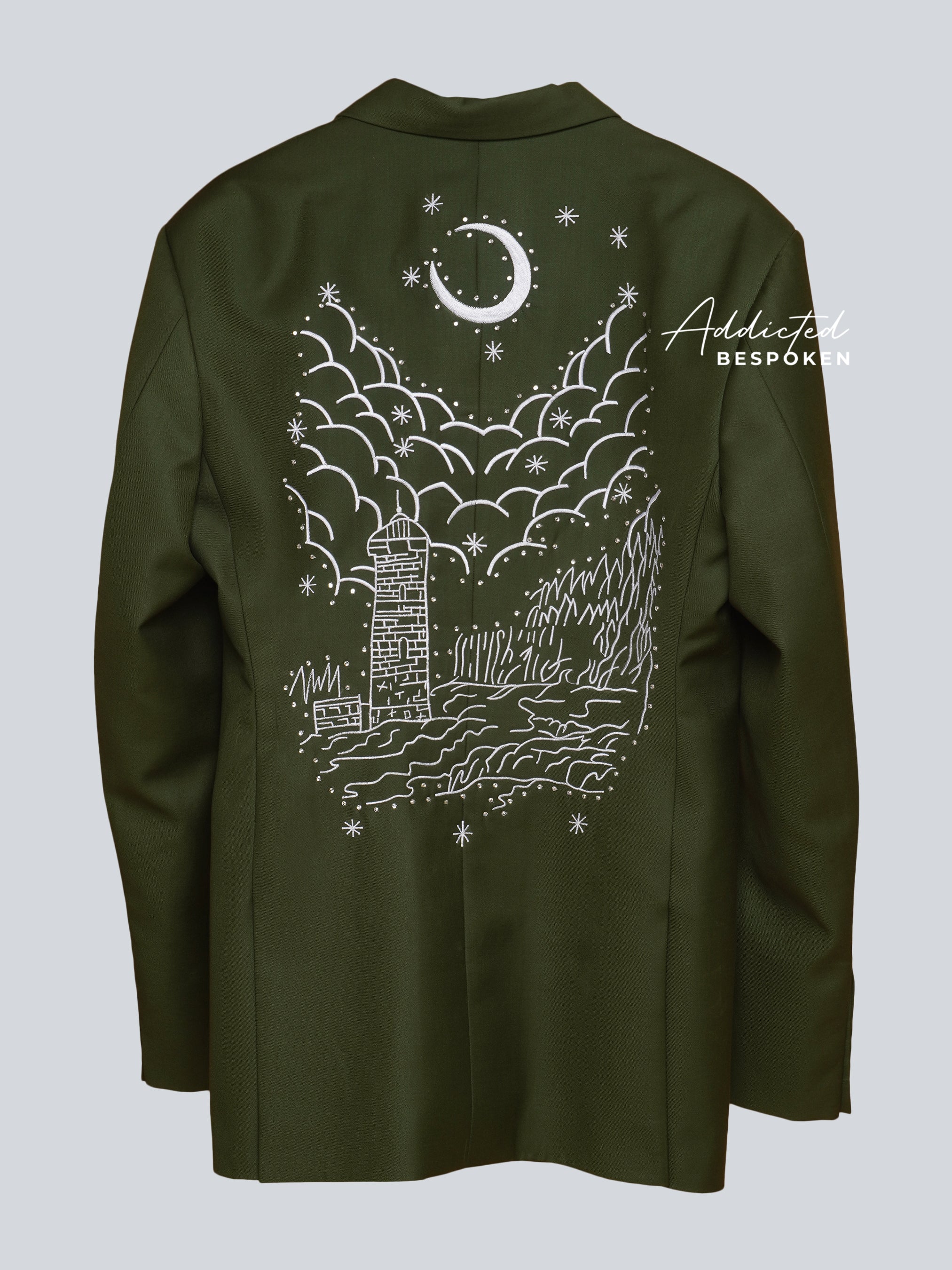 Lobster & Wave Embroidered Suit - Image 3