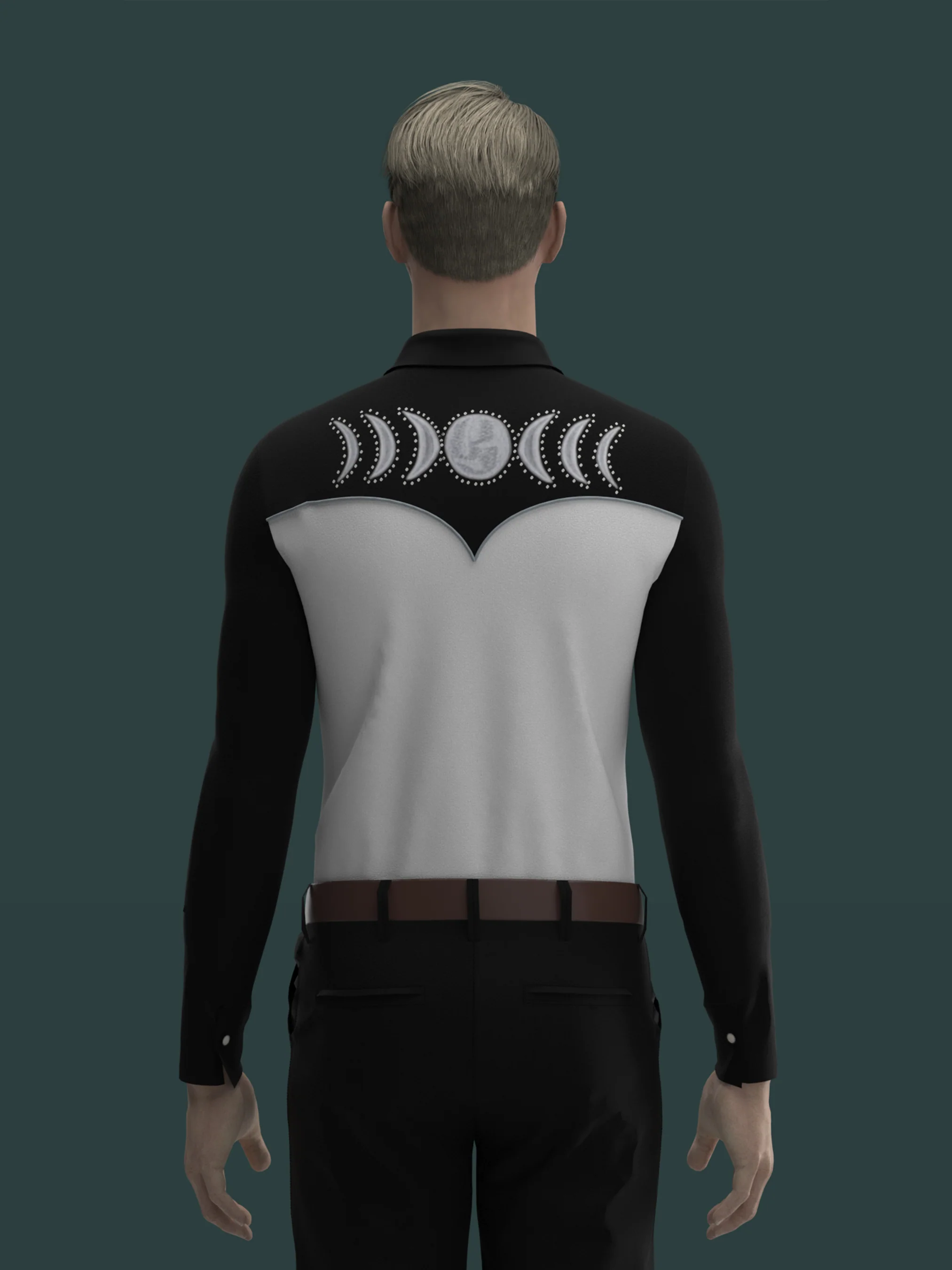 Lunar Owl Western Shirt - Image 2