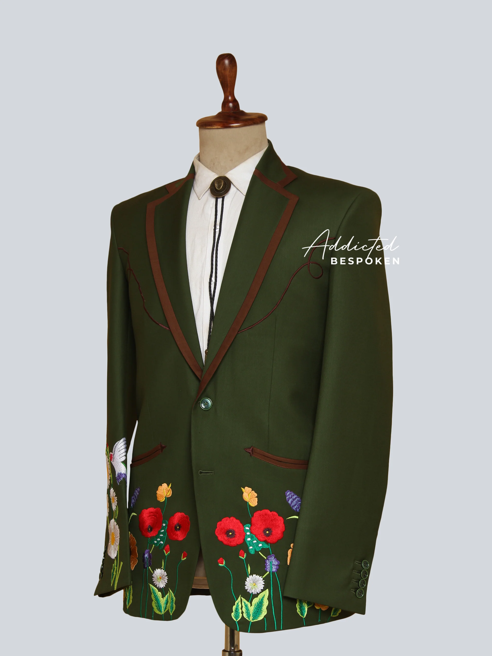 Luxe Embroidered Blazer - Image 4