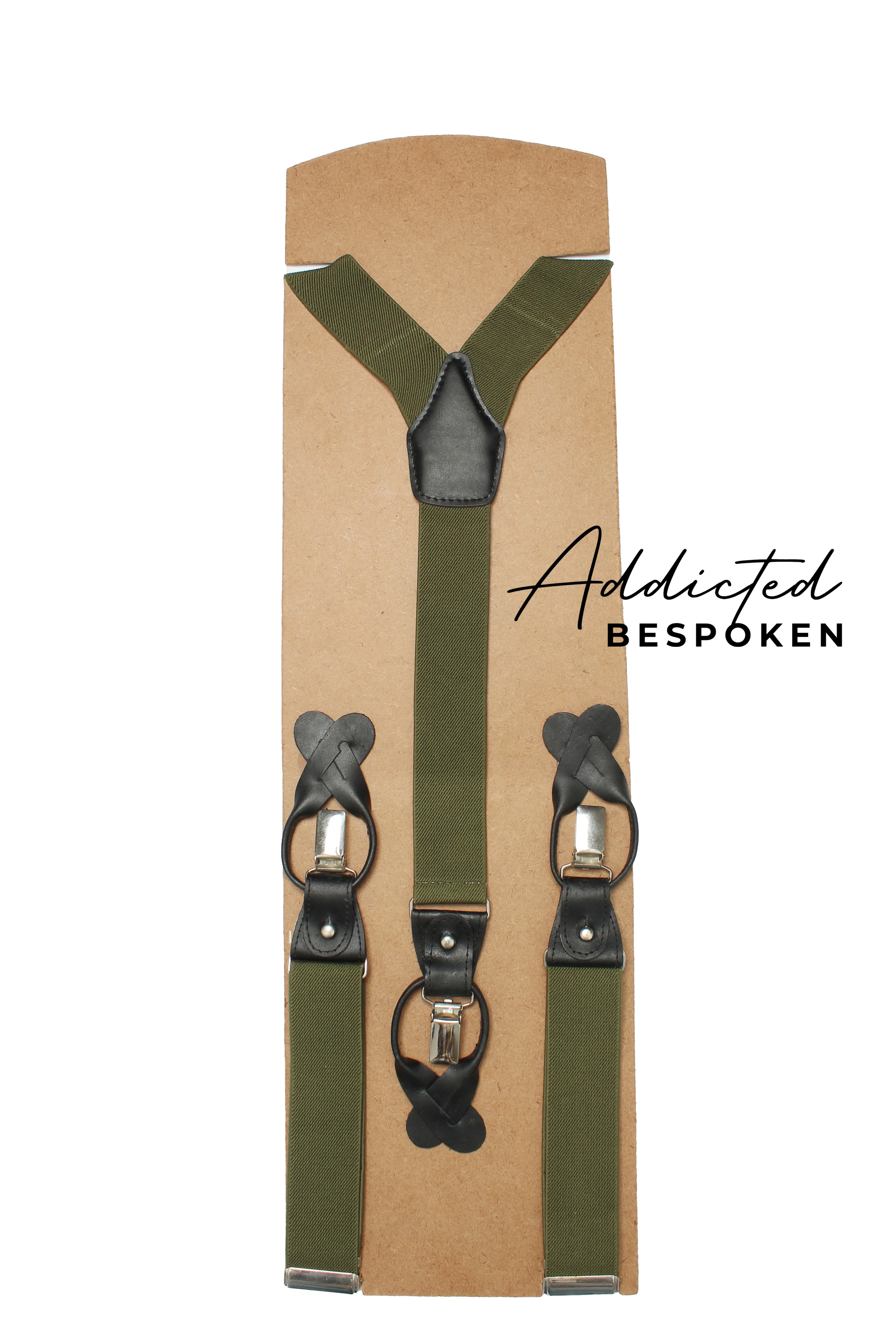 Luxury Green Suspenders - Image 2