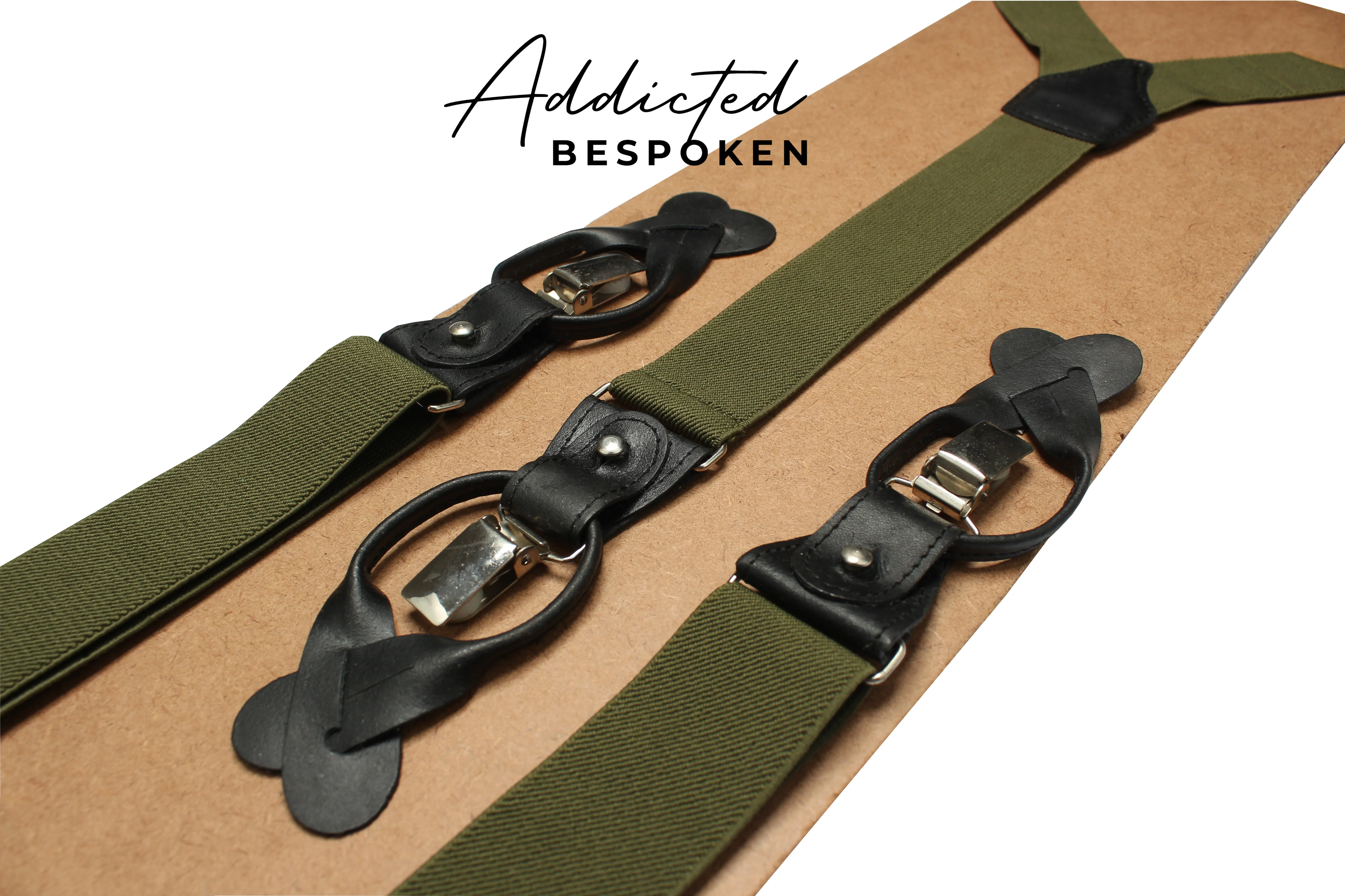 Luxury Green Suspenders - Image 3