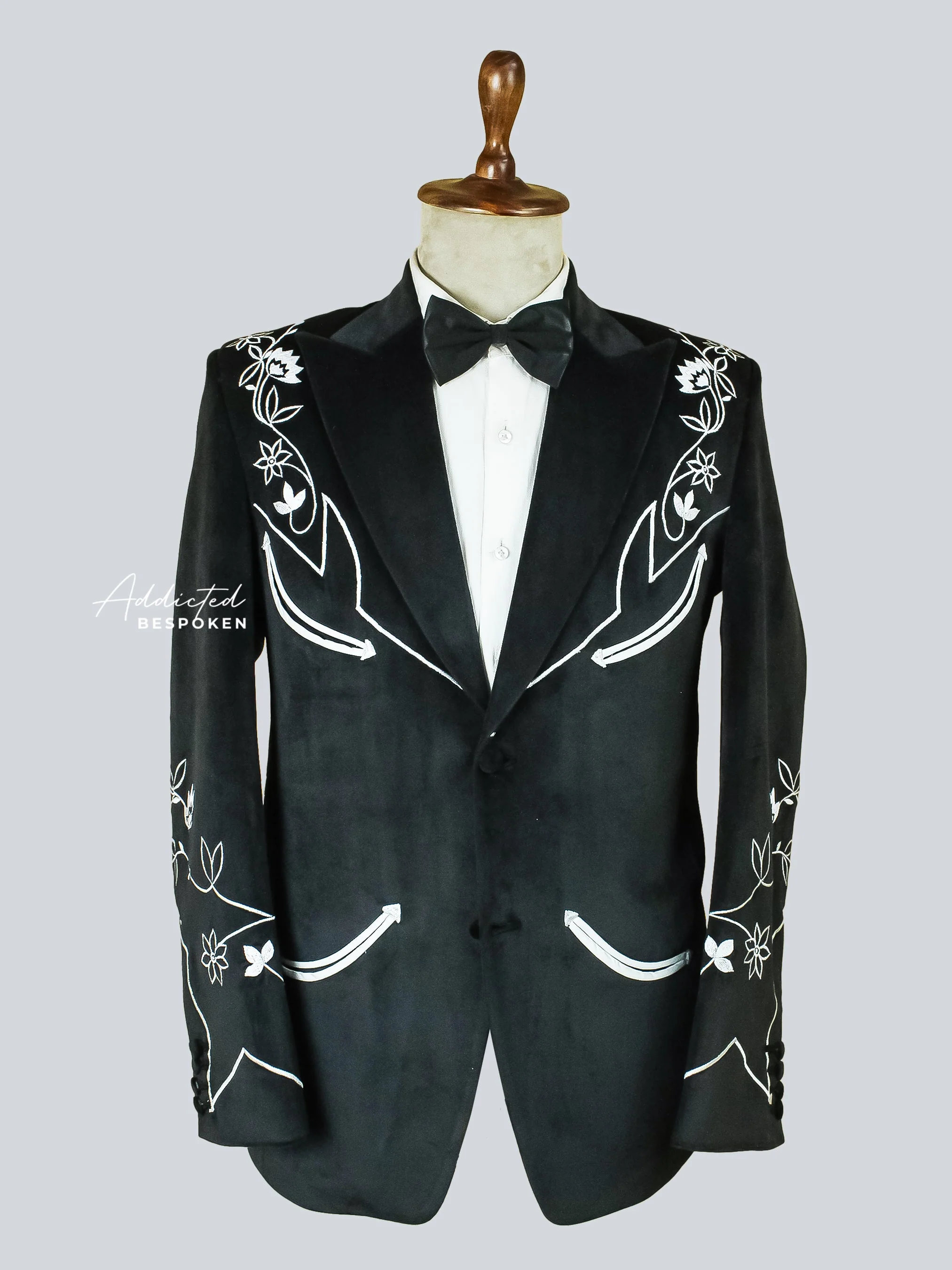 Midnight Blossom Blazer