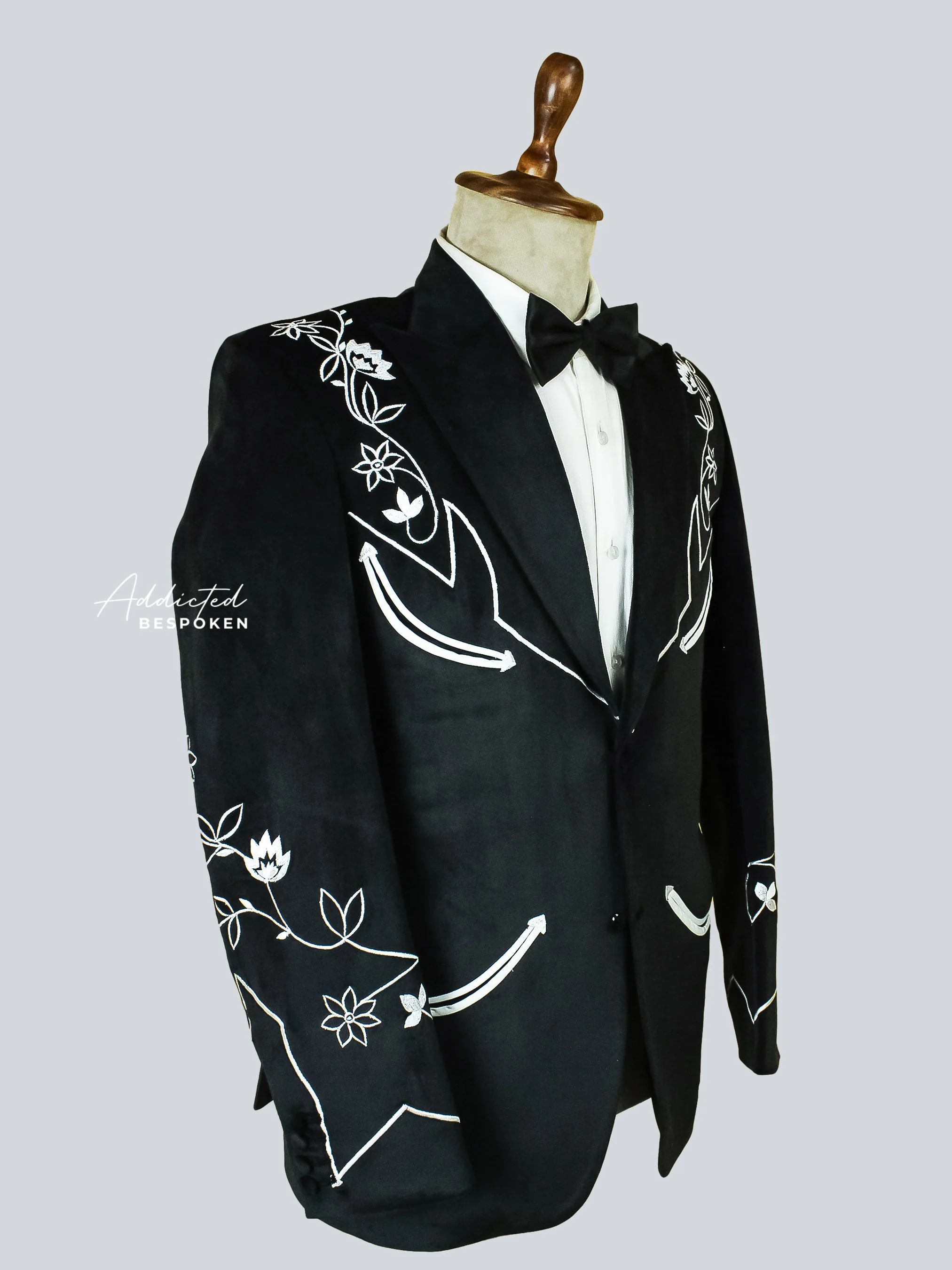 Midnight Blossom Blazer - Image 3