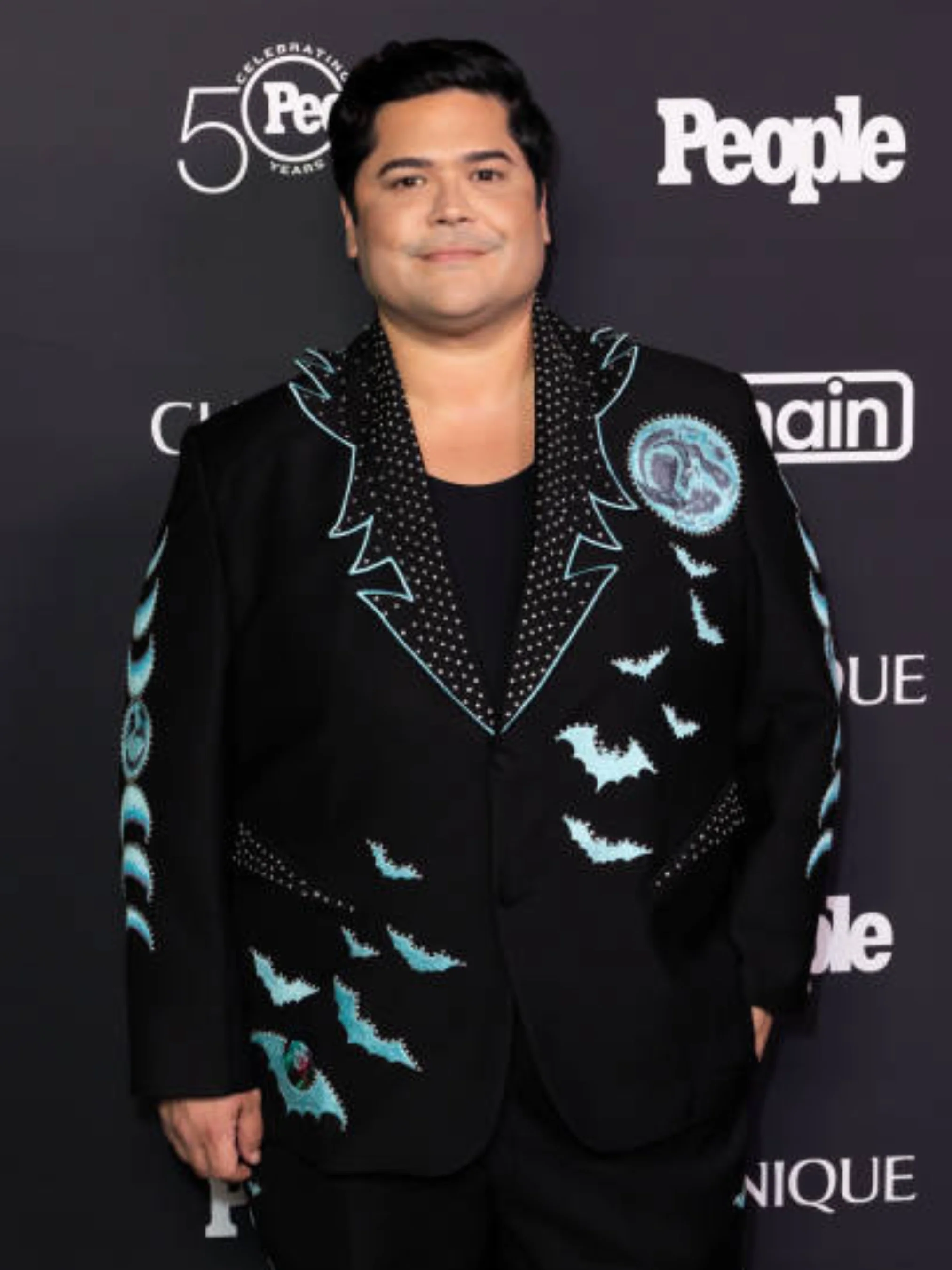 Midnight Lunar & Bat Embroidered Suit - Image 4