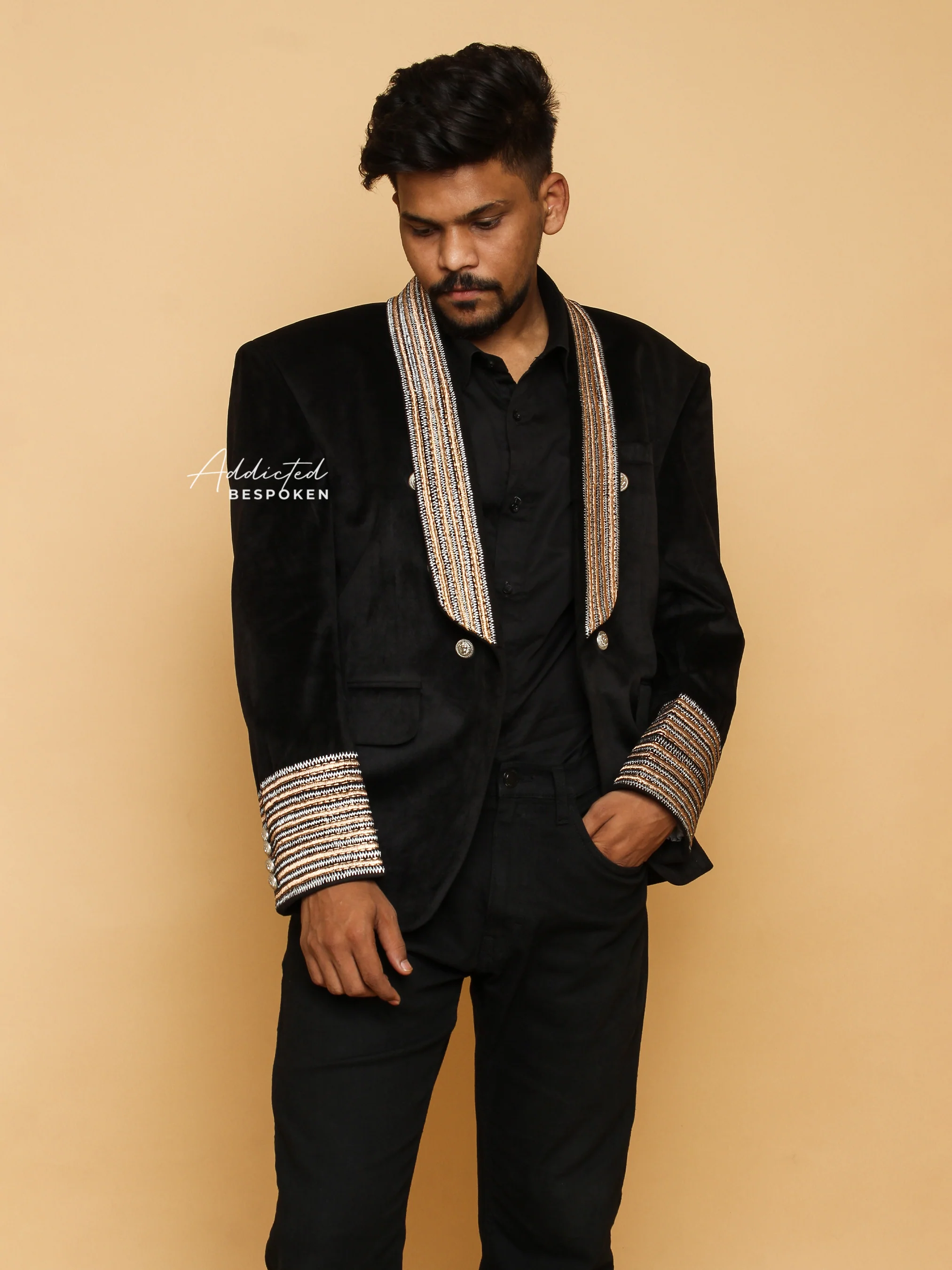 Modern Luxe Embroidered Blazer (CLS)
