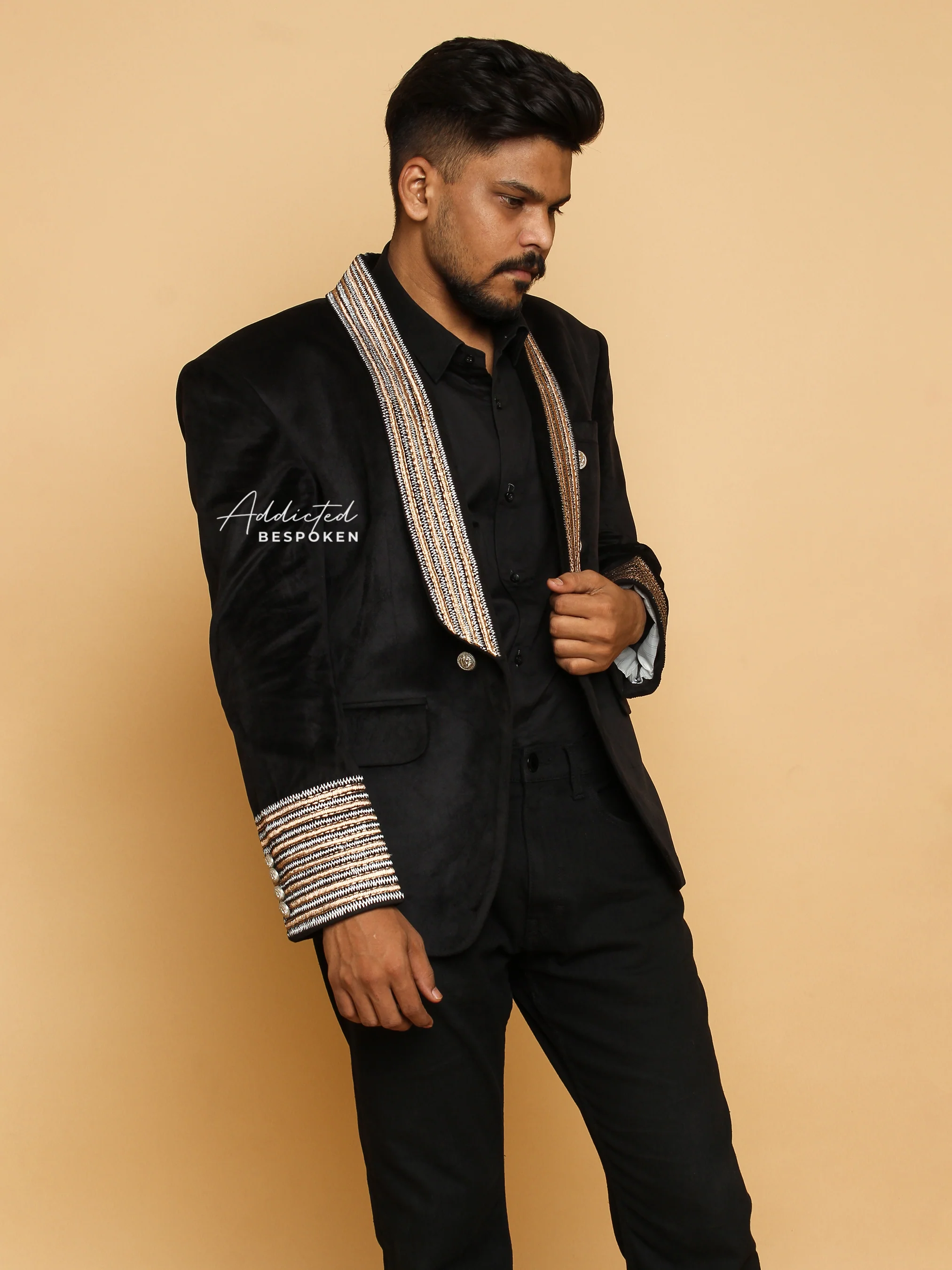 Modern Luxe Embroidered Blazer (CLS) - Image 3